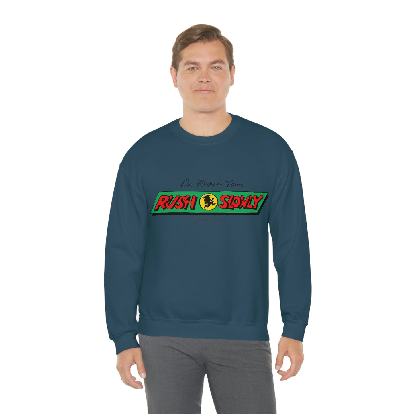 Unisex On Reggae Time Crewneck Sweatshirt