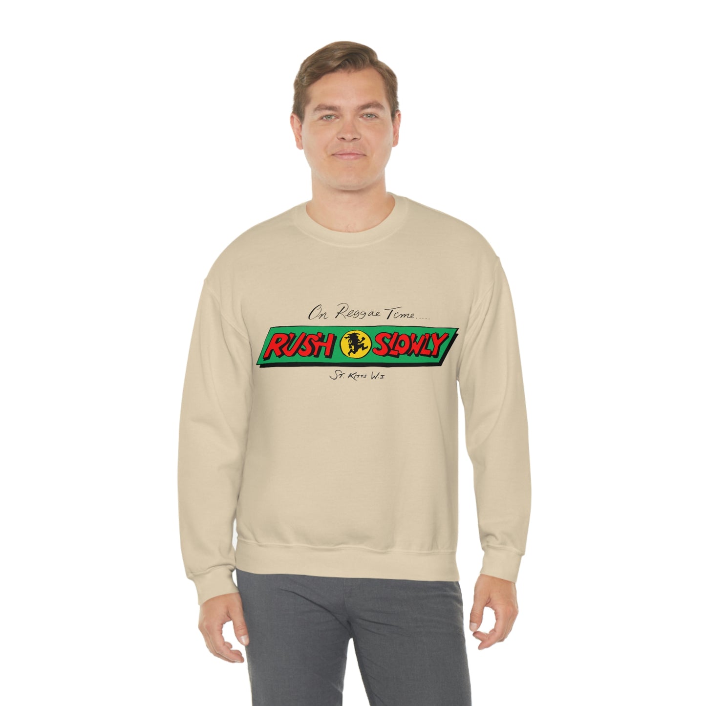 Unisex On Reggae Time Crewneck Sweatshirt