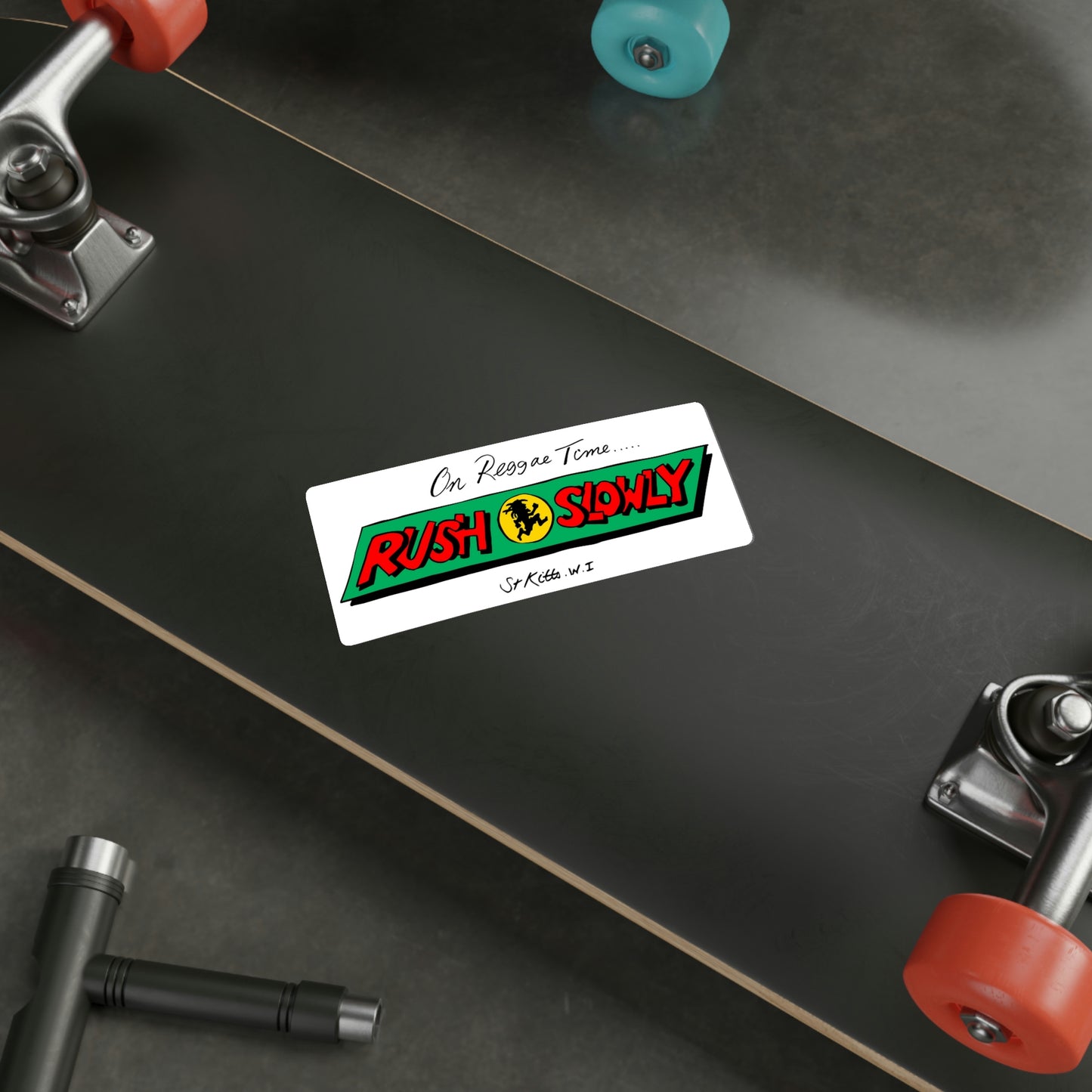 On Reggae Time Stickers