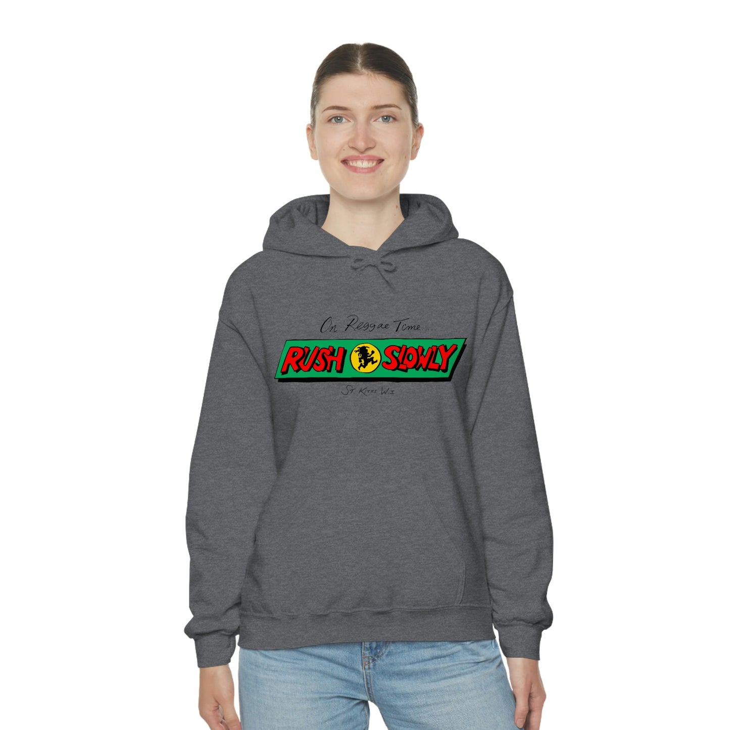 Unisex On Reggae Time Hooded Sweatshirt