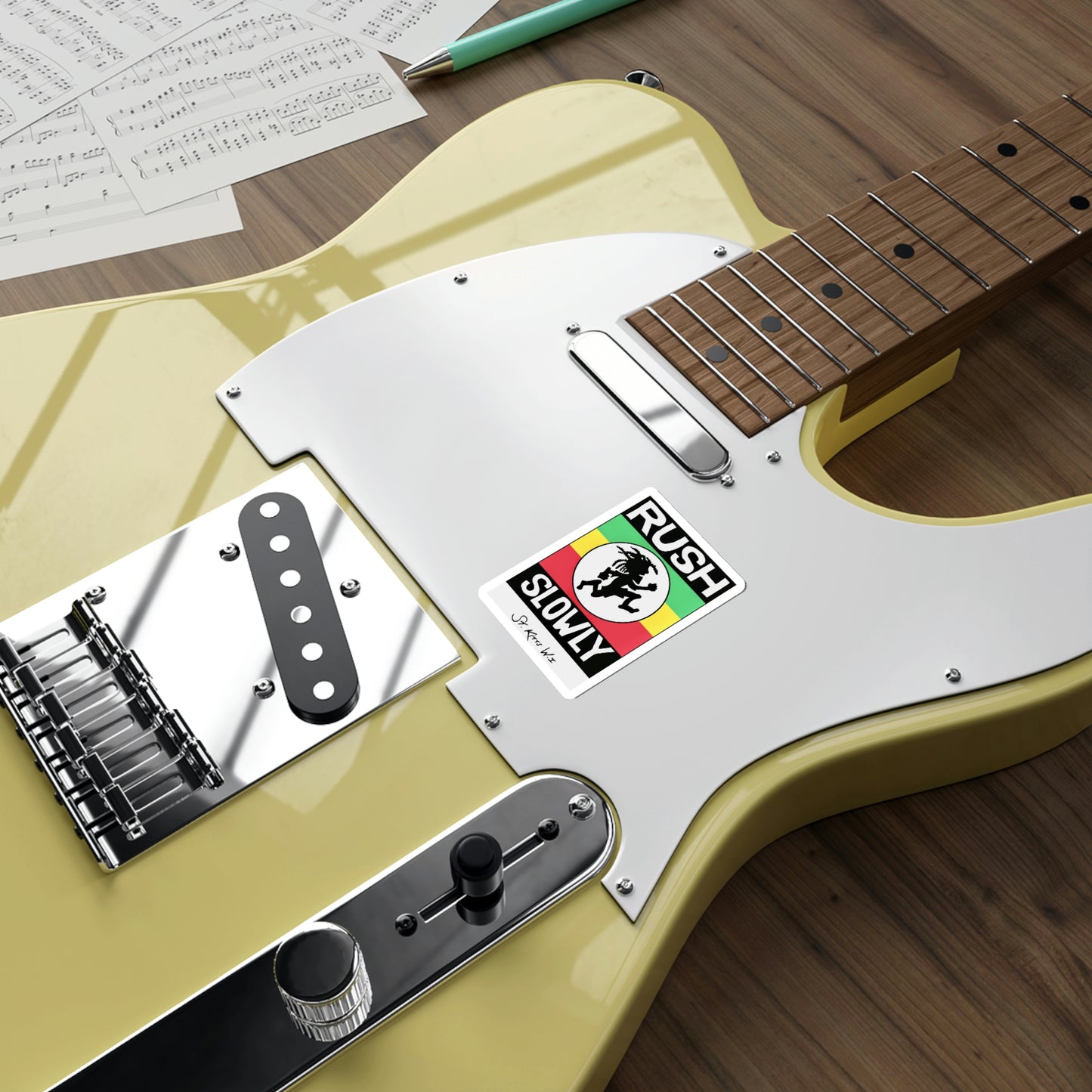 Rush Slowly Stickers