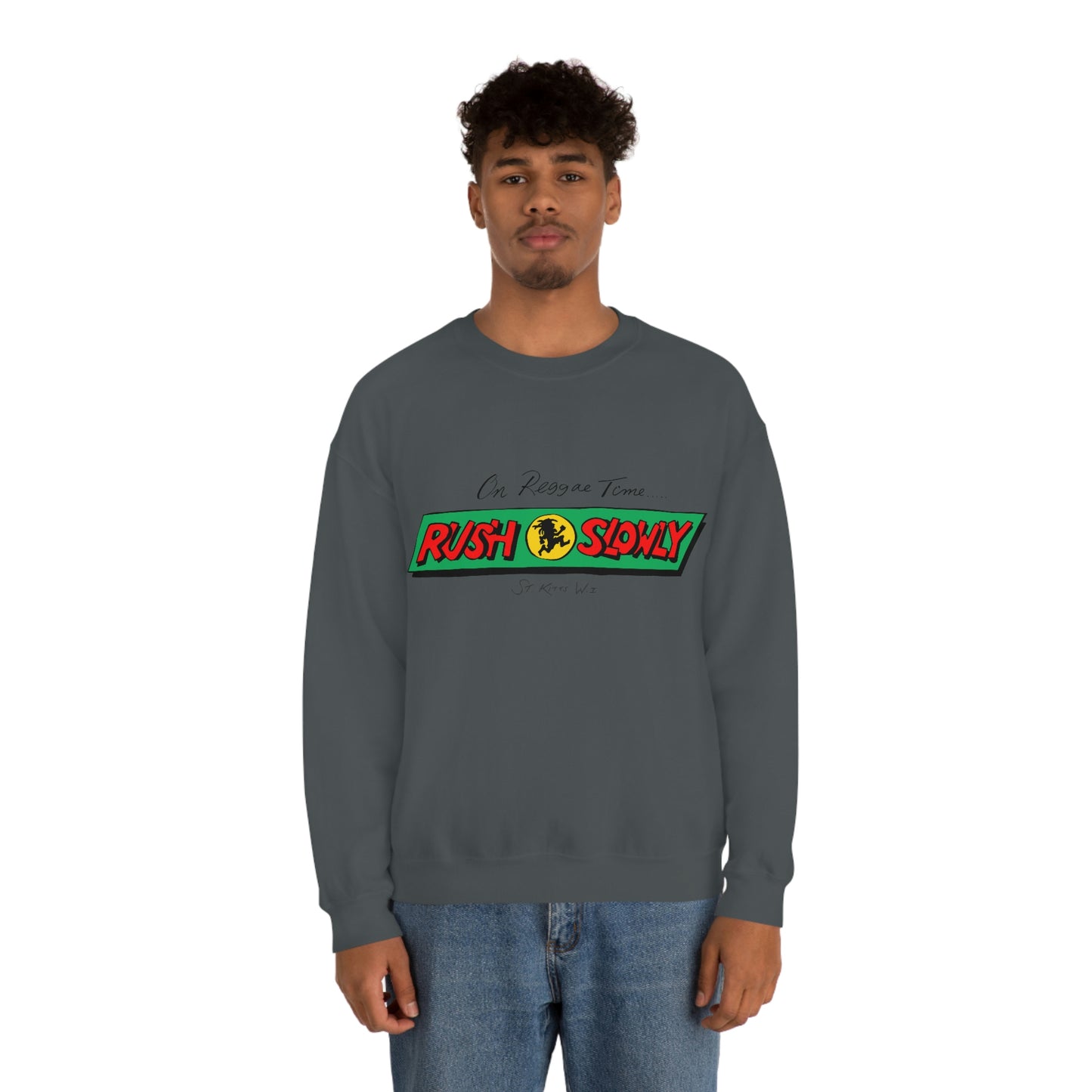 Unisex On Reggae Time Crewneck Sweatshirt
