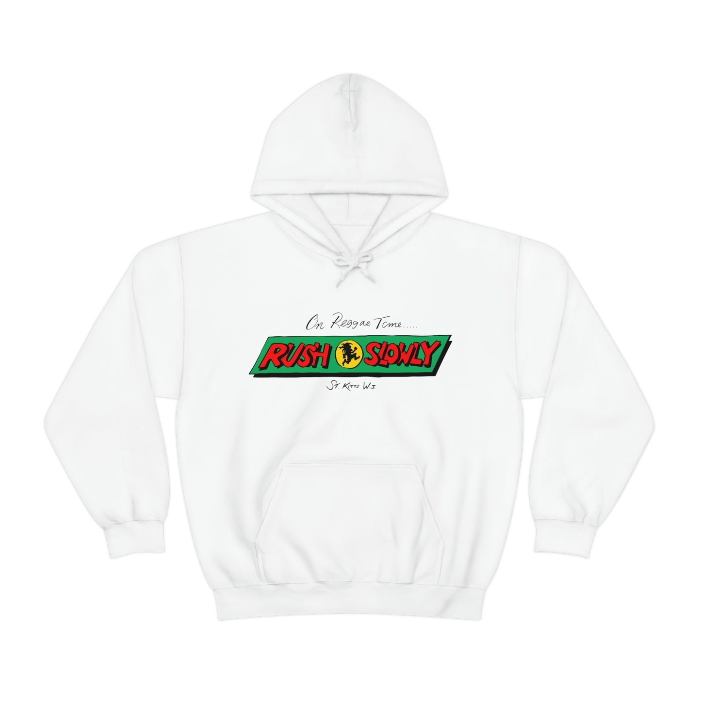 Unisex On Reggae Time Hooded Sweatshirt