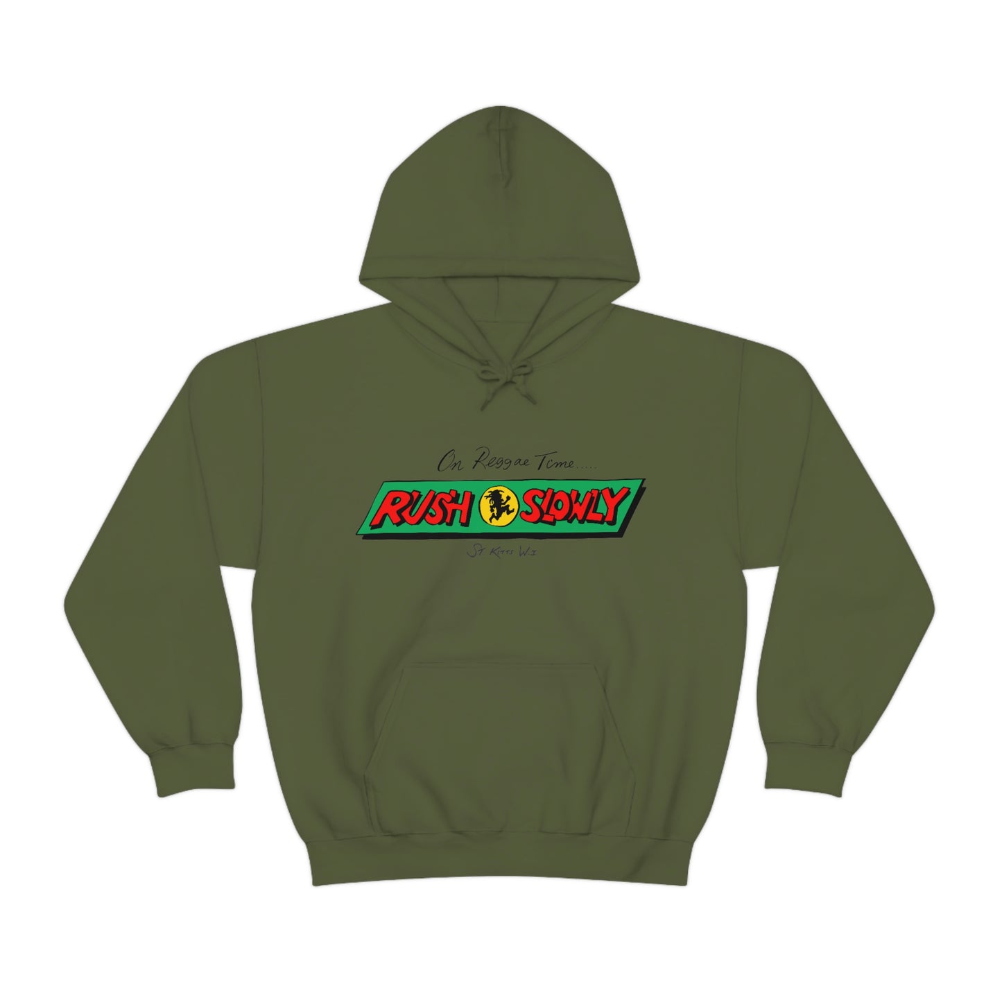 Unisex On Reggae Time Hooded Sweatshirt