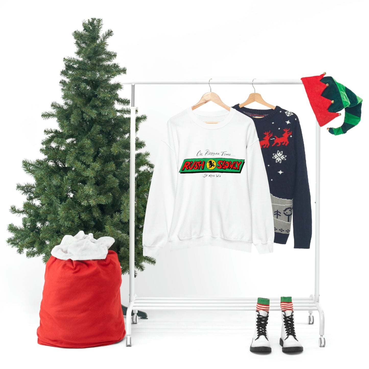 Unisex On Reggae Time Crewneck Sweatshirt