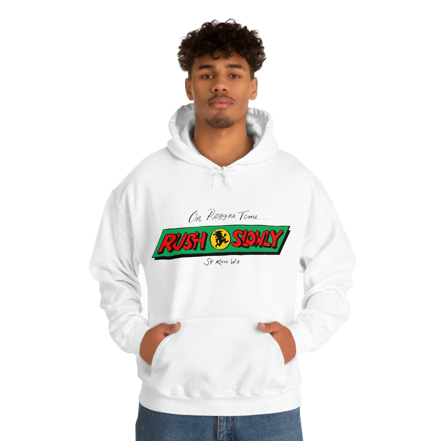 Unisex On Reggae Time Hooded Sweatshirt