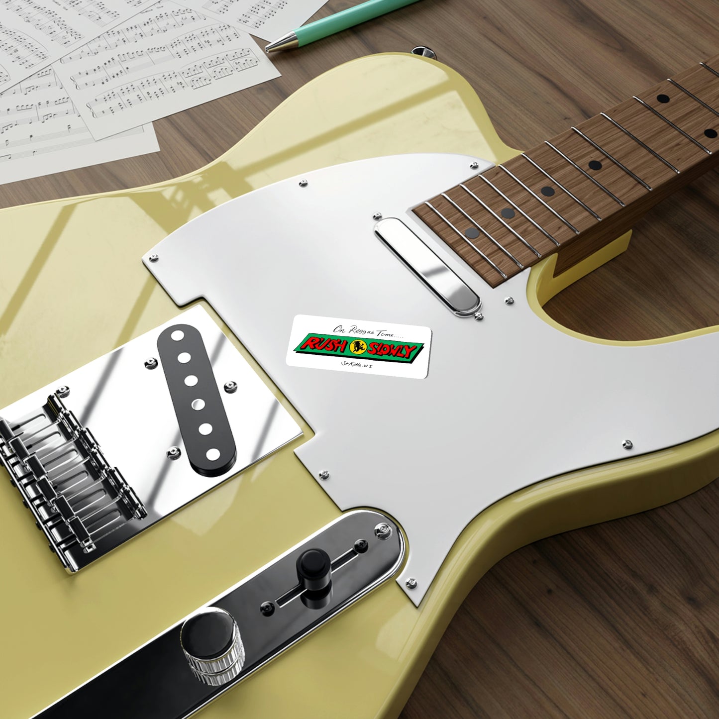 On Reggae Time Stickers