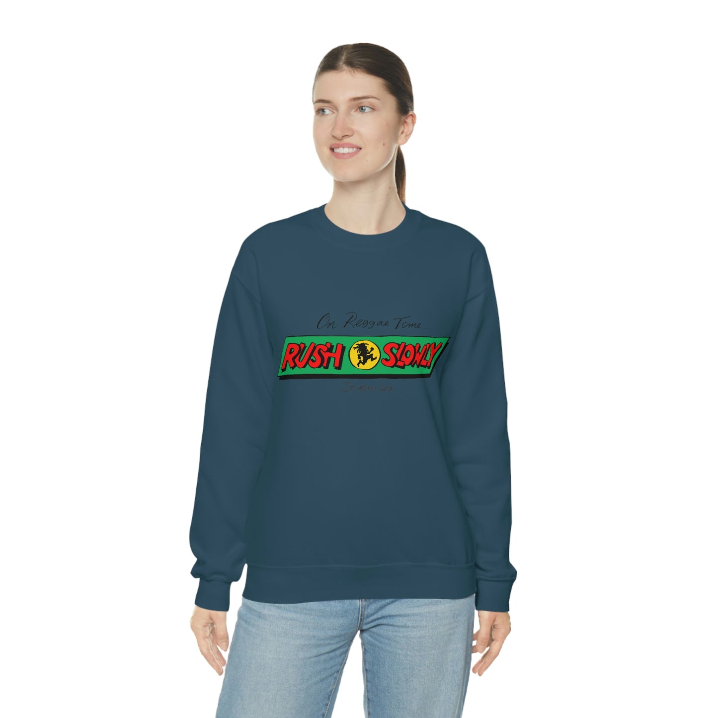 Unisex On Reggae Time Crewneck Sweatshirt