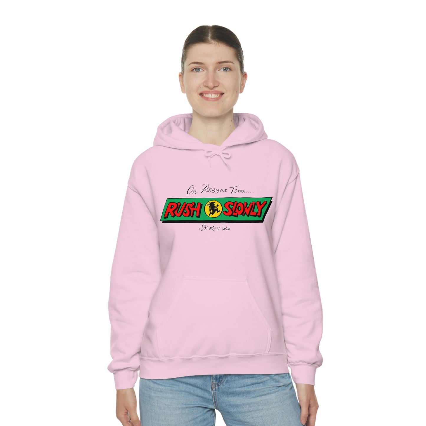 Unisex On Reggae Time Hooded Sweatshirt