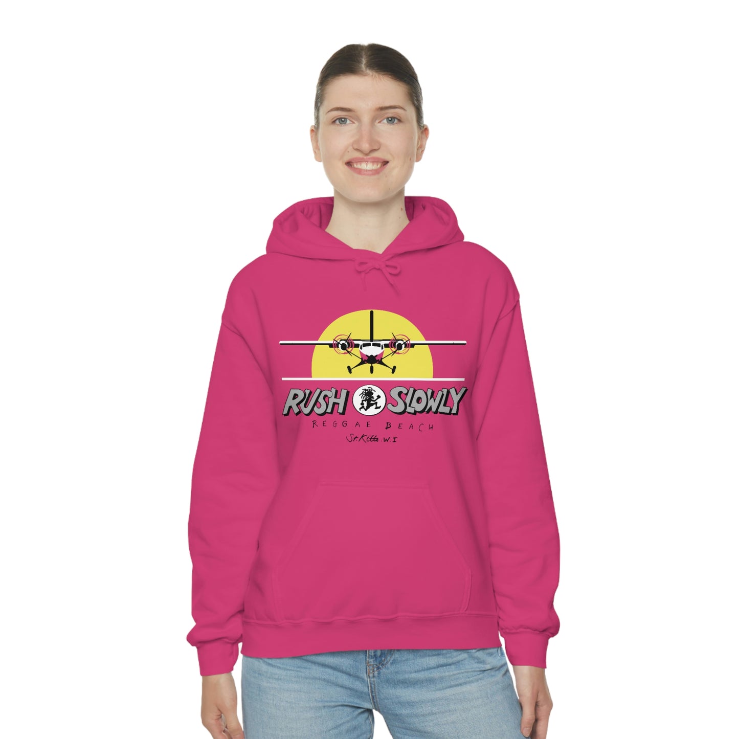 Unisex Airplane Hooded Sweatshirt