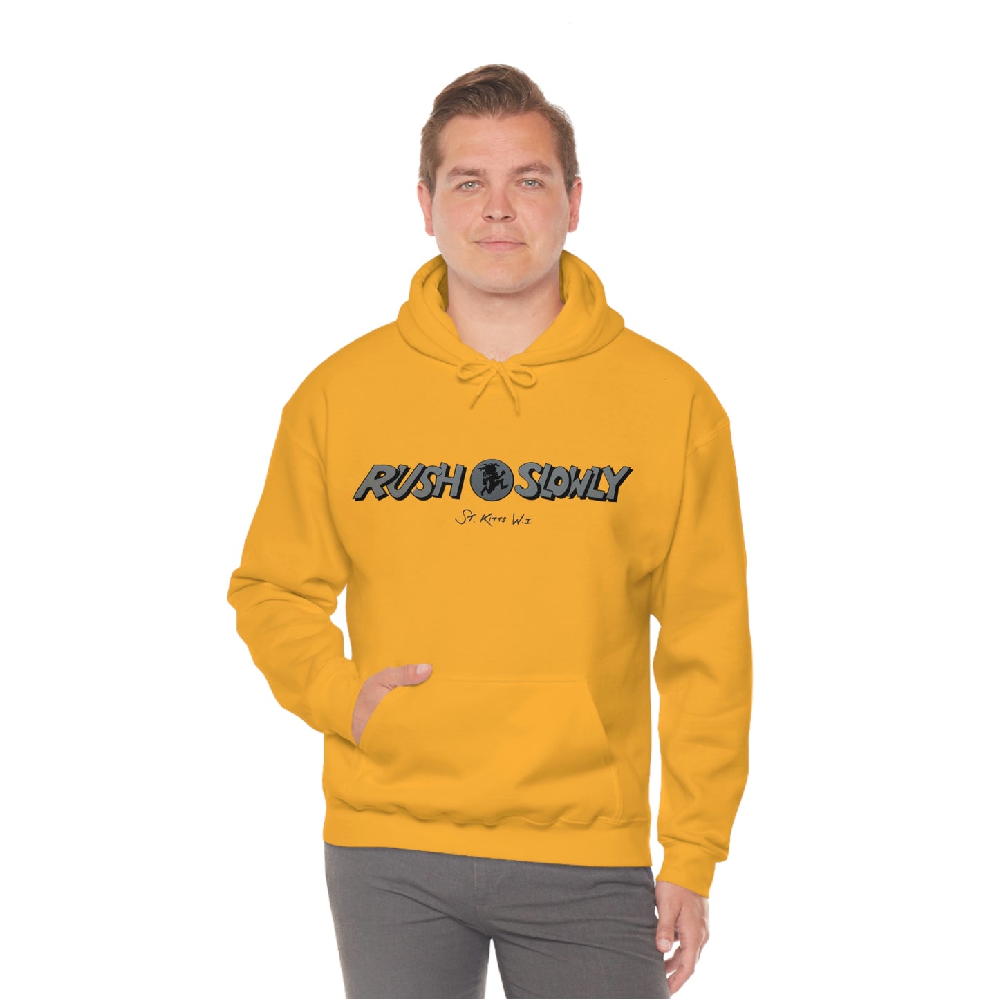 Unisex Rush Slowly Hooded Sweatshirt