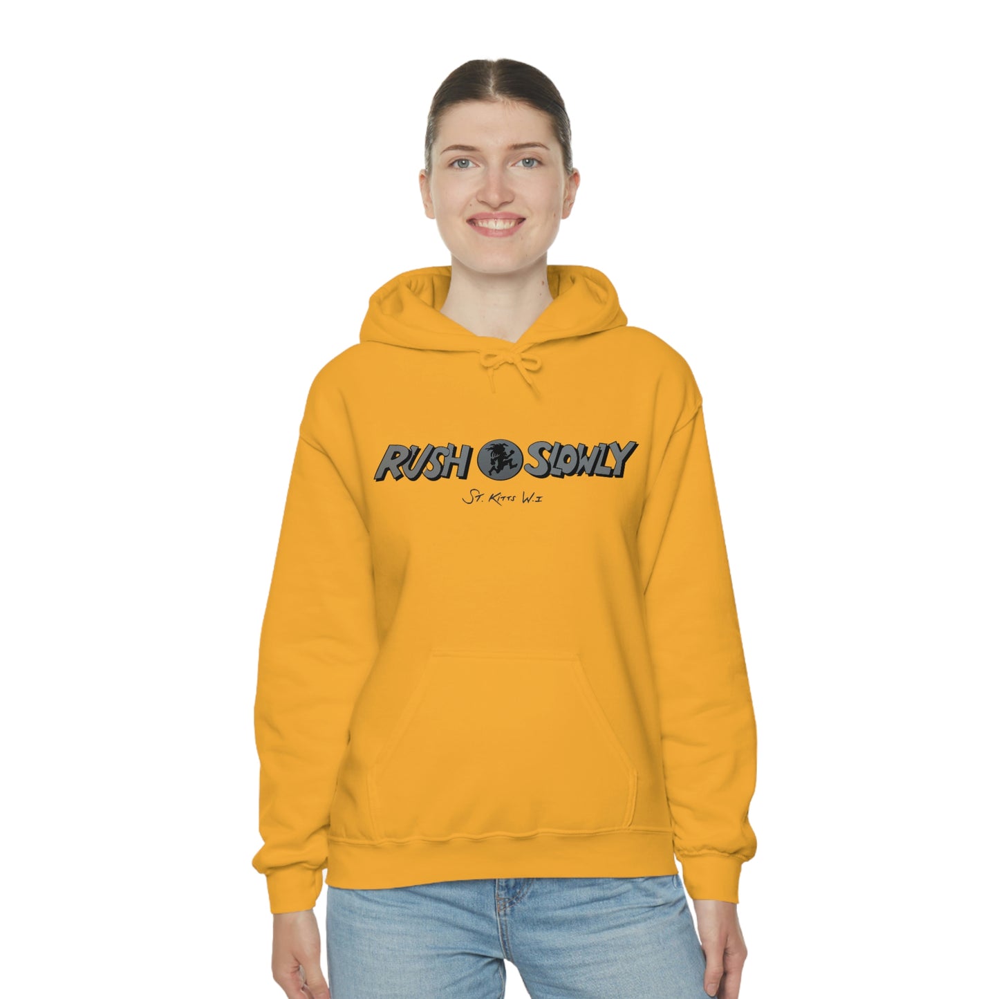 Unisex Rush Slowly Hooded Sweatshirt