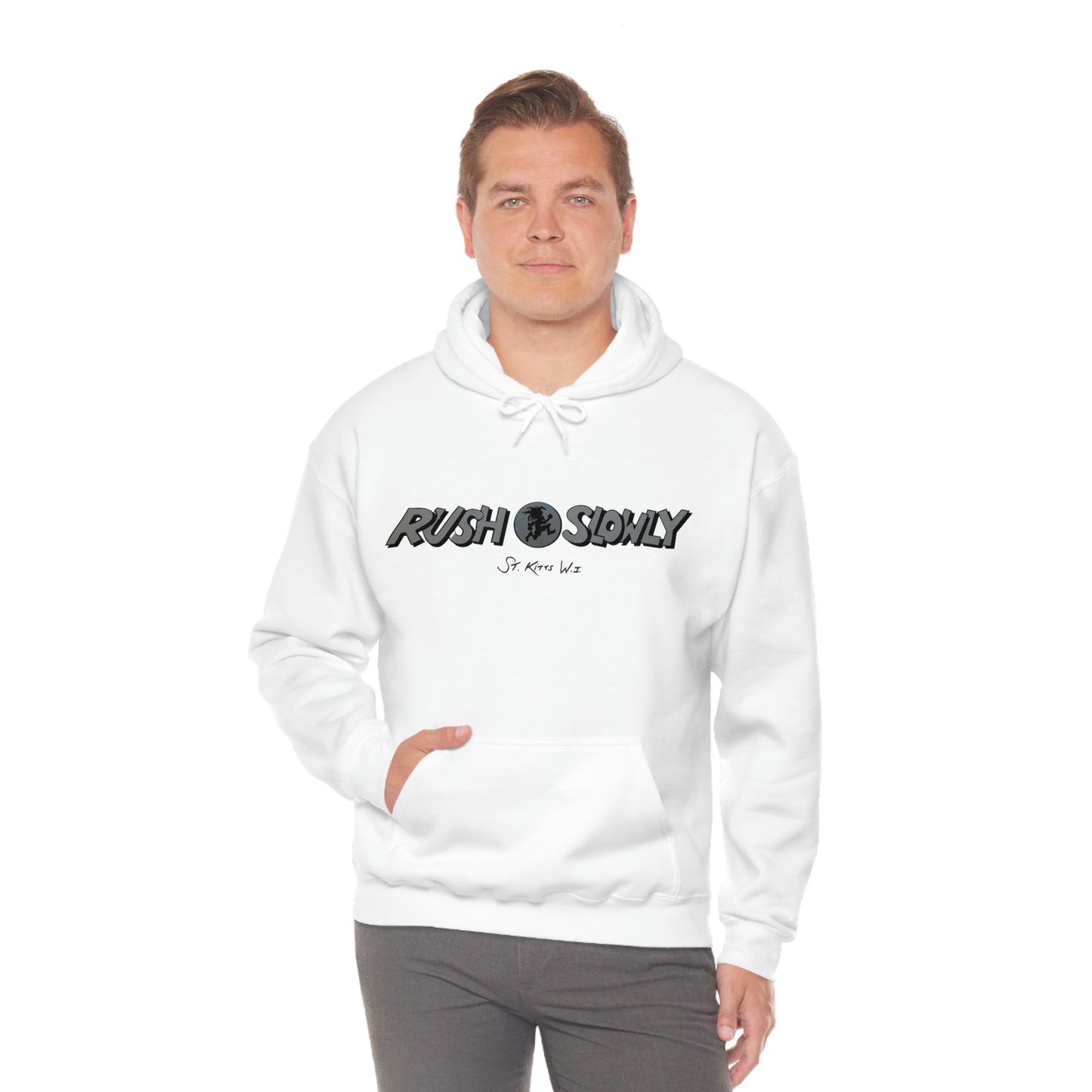 Unisex Rush Slowly Hooded Sweatshirt