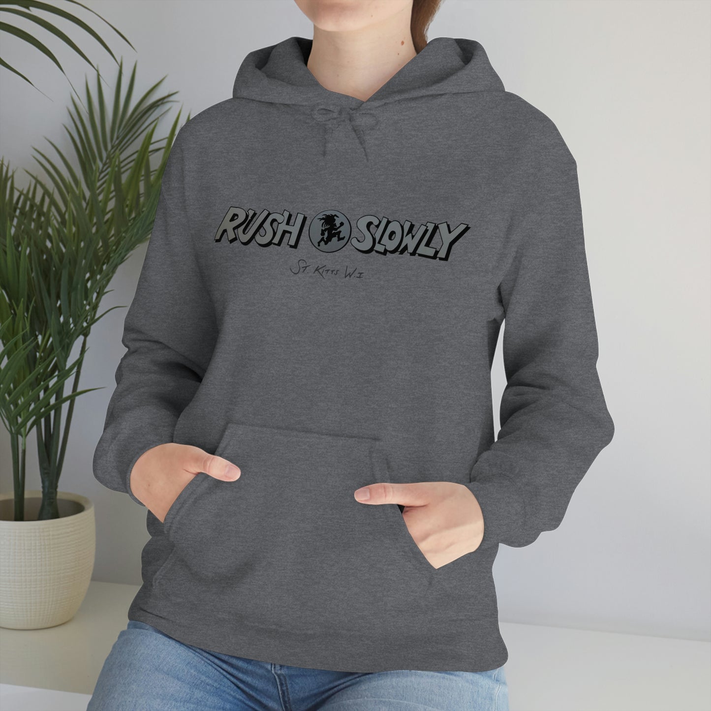 Unisex Rush Slowly Hooded Sweatshirt