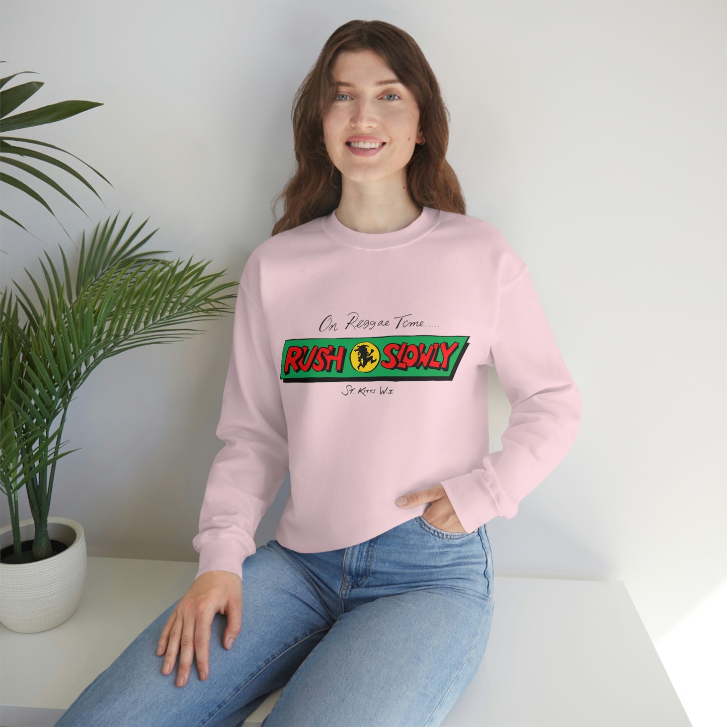 Unisex On Reggae Time Crewneck Sweatshirt