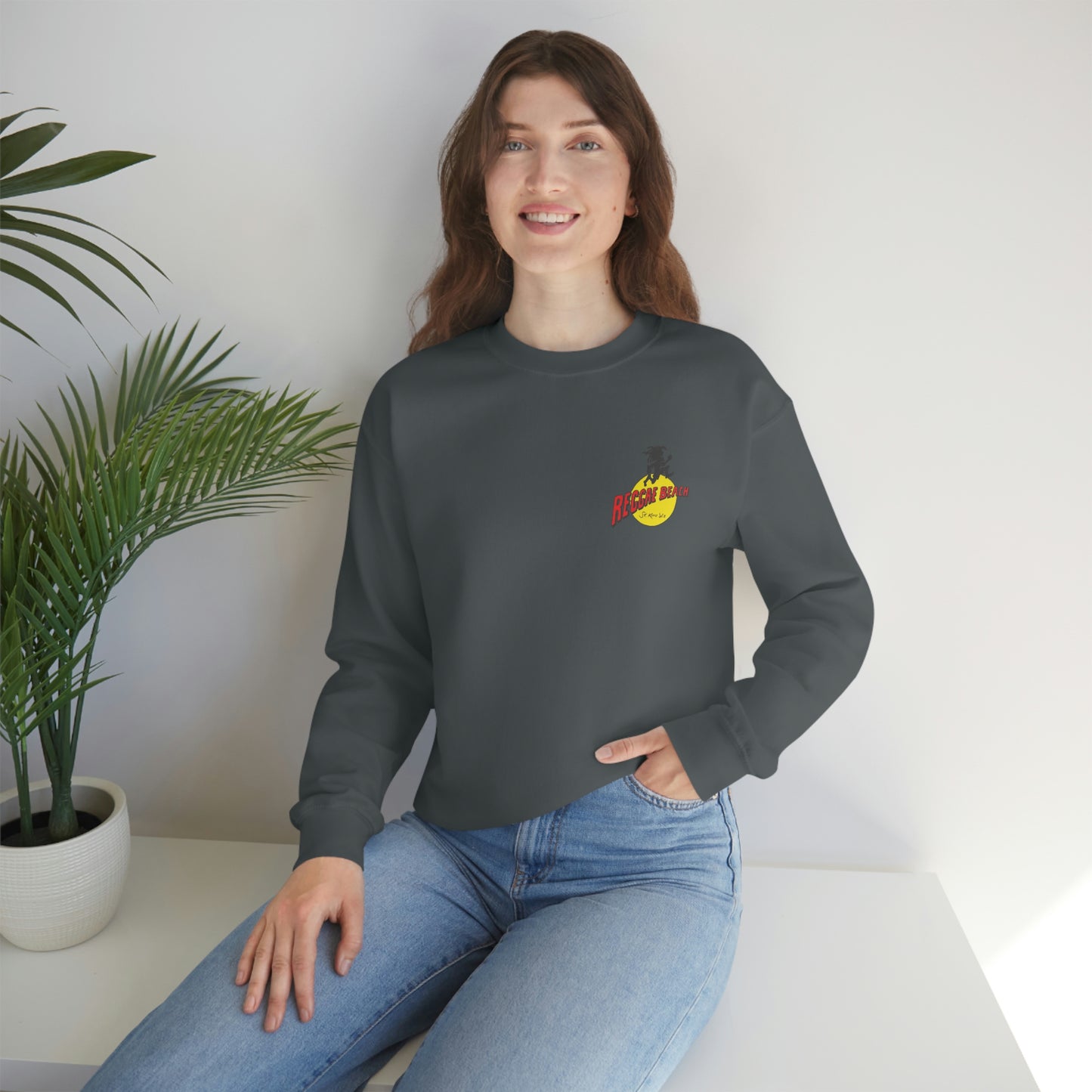 Unisex Reggae Beach Crewneck Sweatshirt