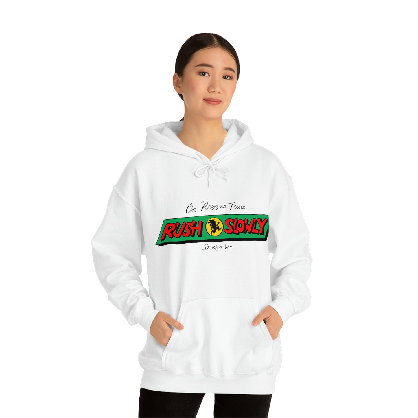 Unisex On Reggae Time Hooded Sweatshirt