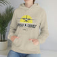 Unisex Airplane Hooded Sweatshirt