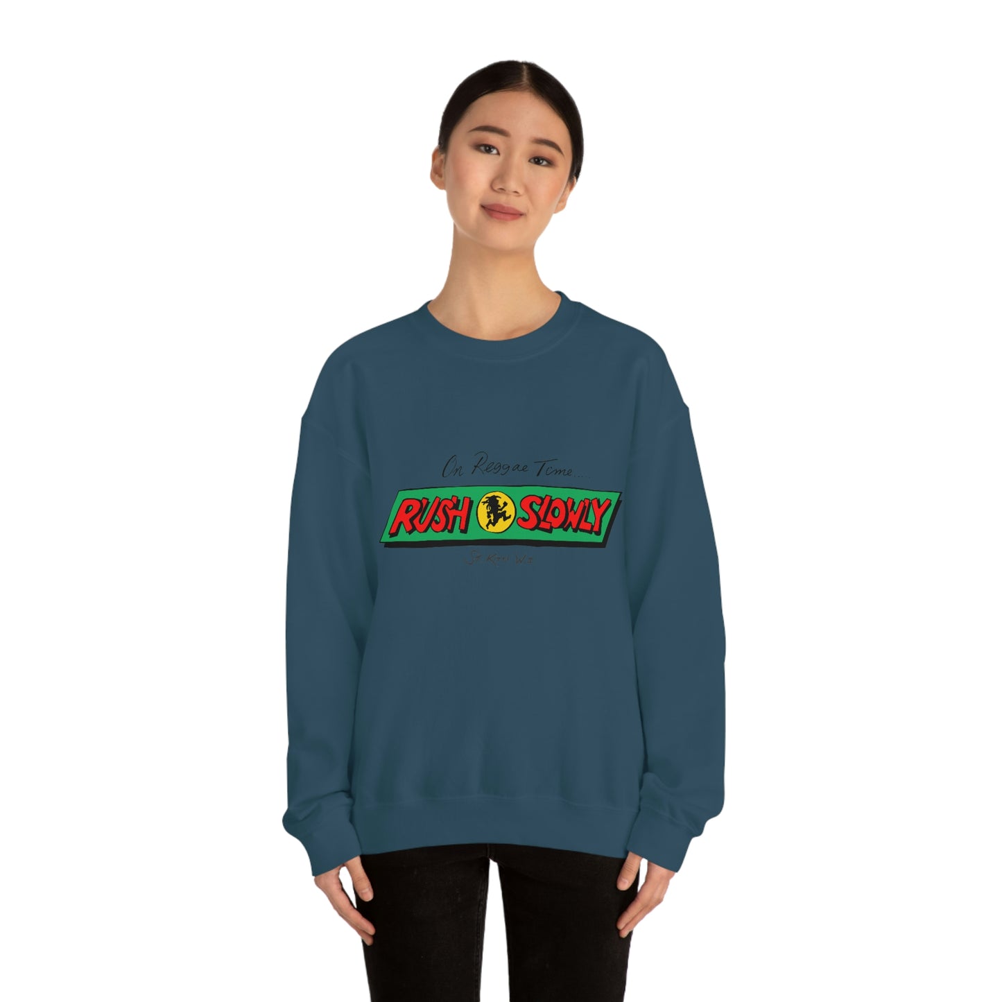 Unisex On Reggae Time Crewneck Sweatshirt