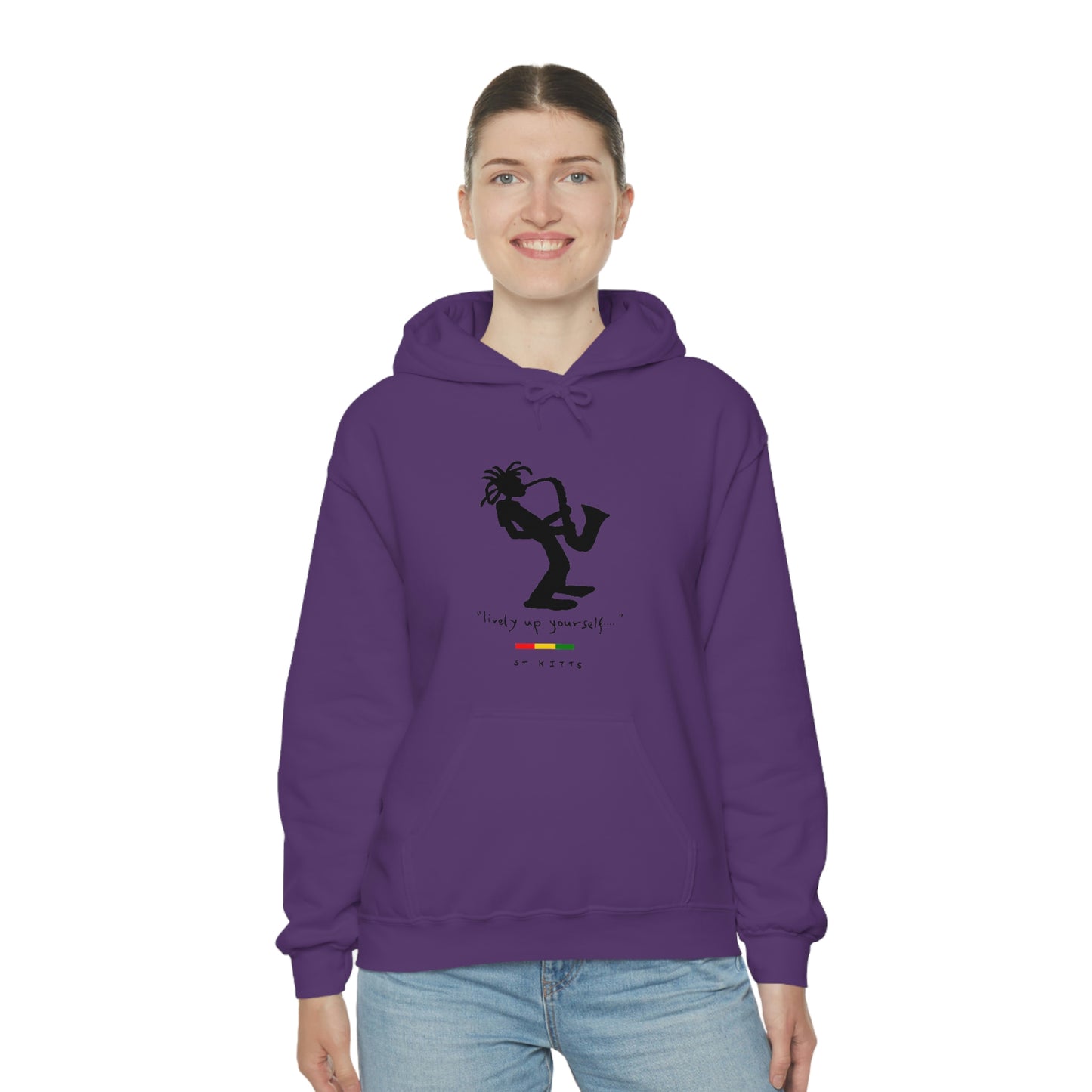 Unisex Live De Life Hooded Sweatshirt