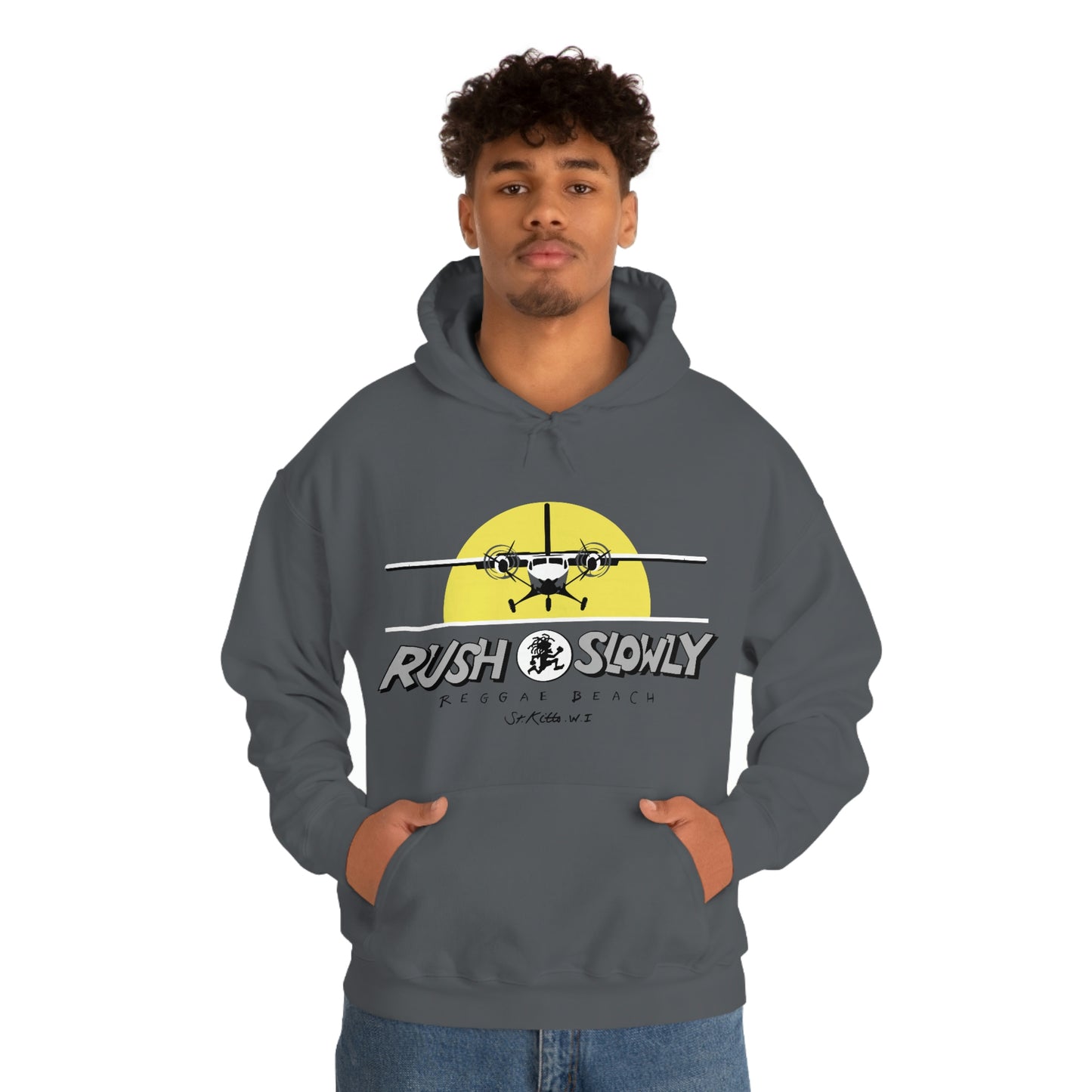 Unisex Airplane Hooded Sweatshirt