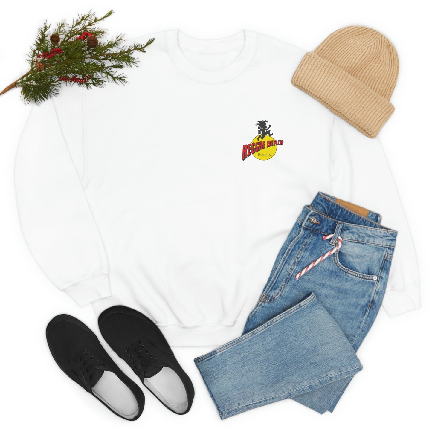 Unisex Reggae Beach Crewneck Sweatshirt