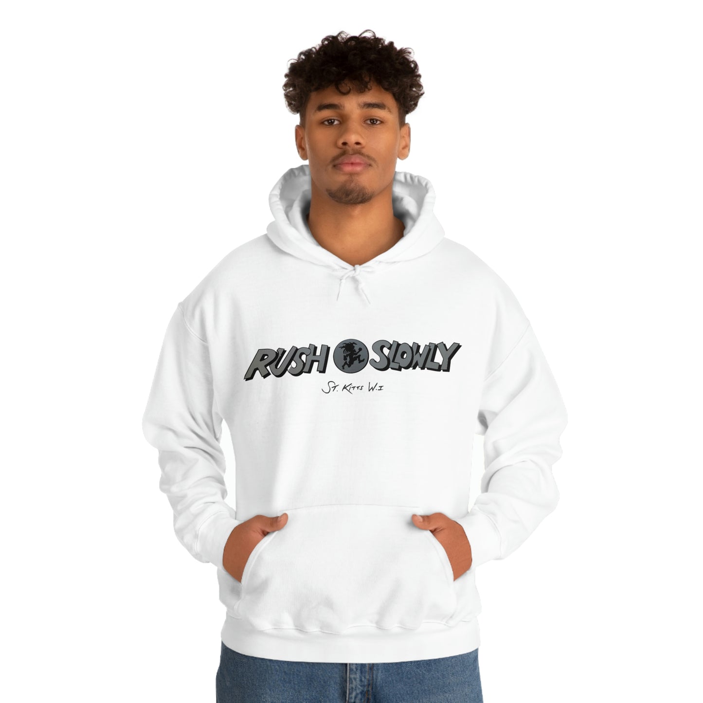 Unisex Rush Slowly Hooded Sweatshirt