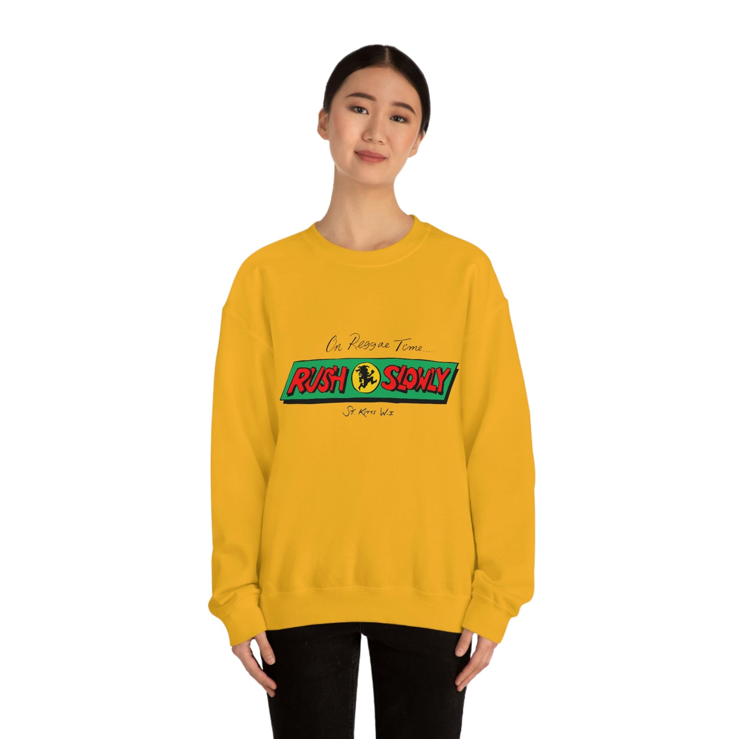 Unisex On Reggae Time Crewneck Sweatshirt