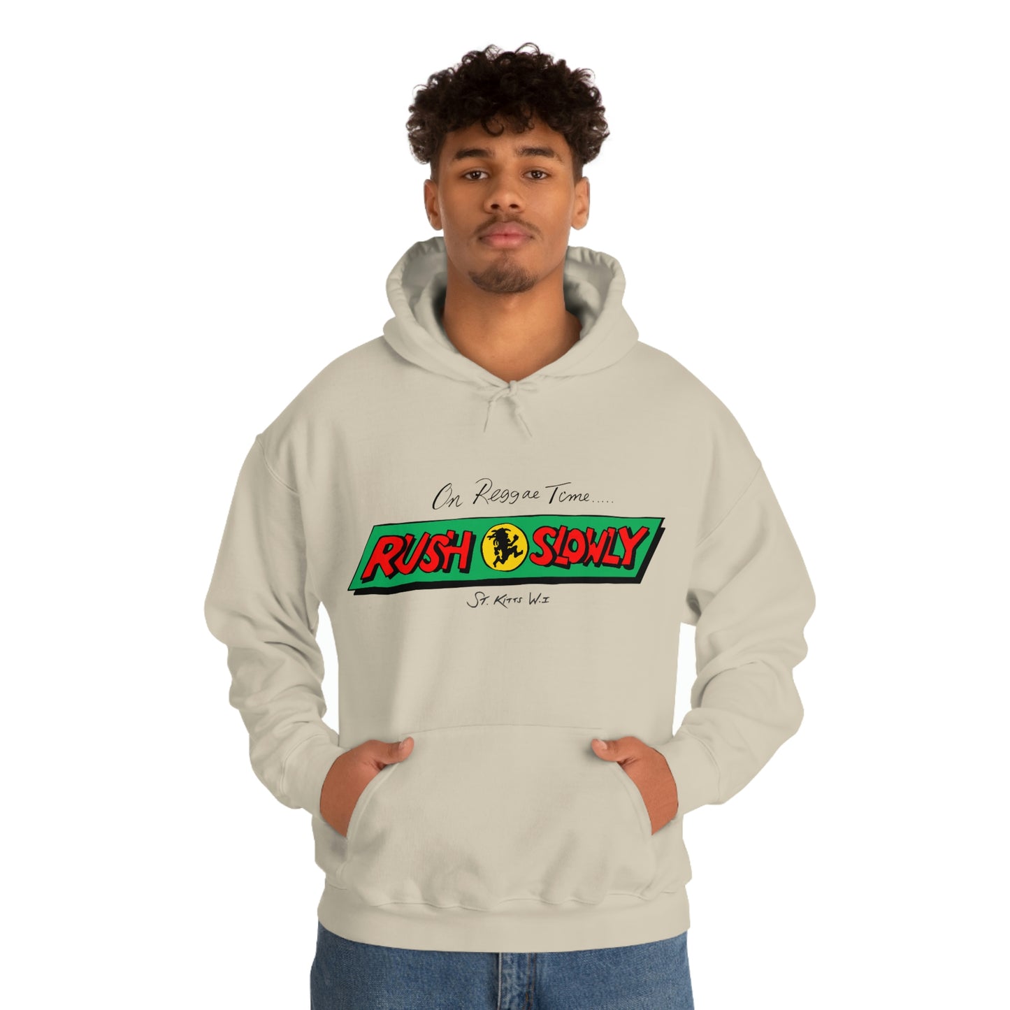 Unisex On Reggae Time Hooded Sweatshirt