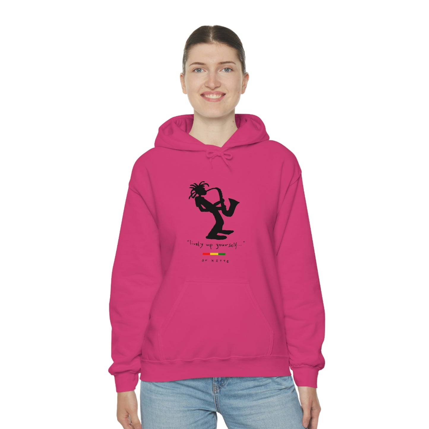 Unisex Live De Life Hooded Sweatshirt