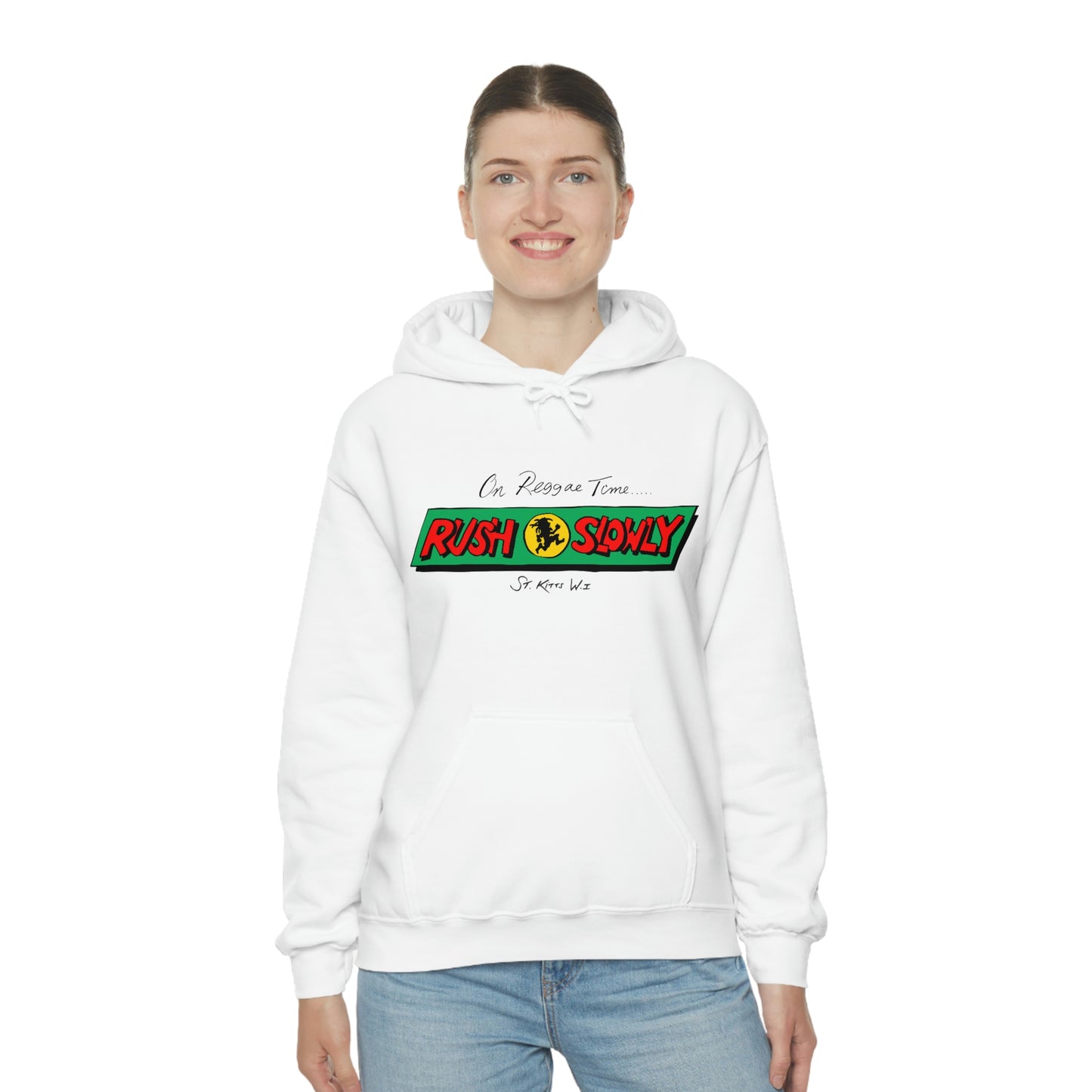 Unisex On Reggae Time Hooded Sweatshirt