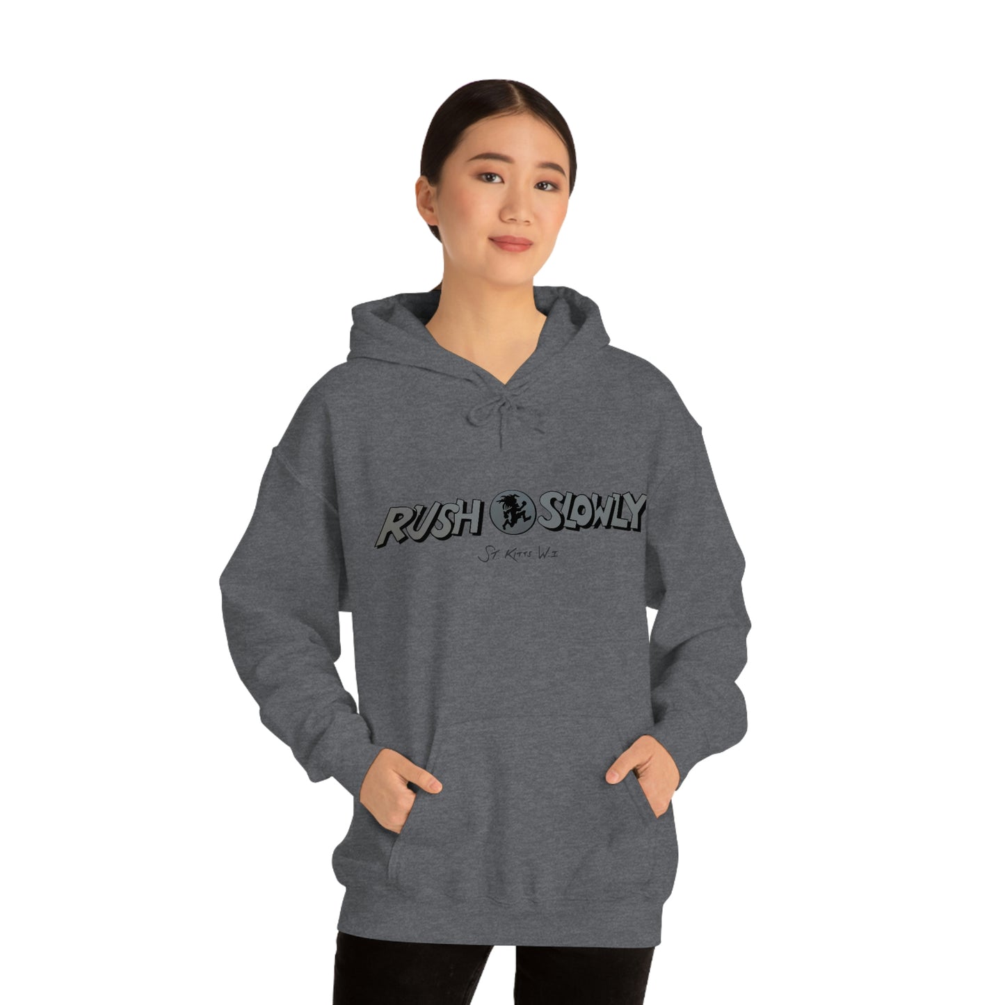 Unisex Rush Slowly Hooded Sweatshirt