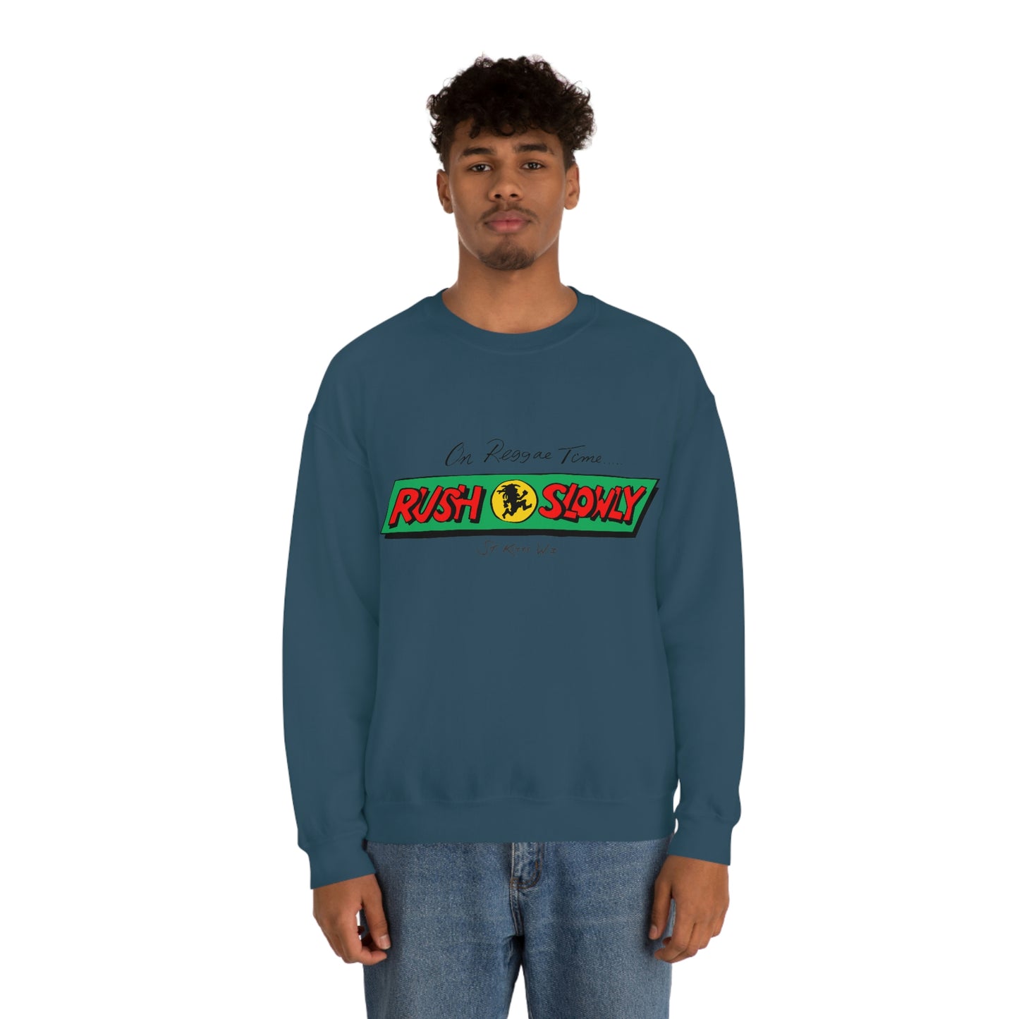 Unisex On Reggae Time Crewneck Sweatshirt