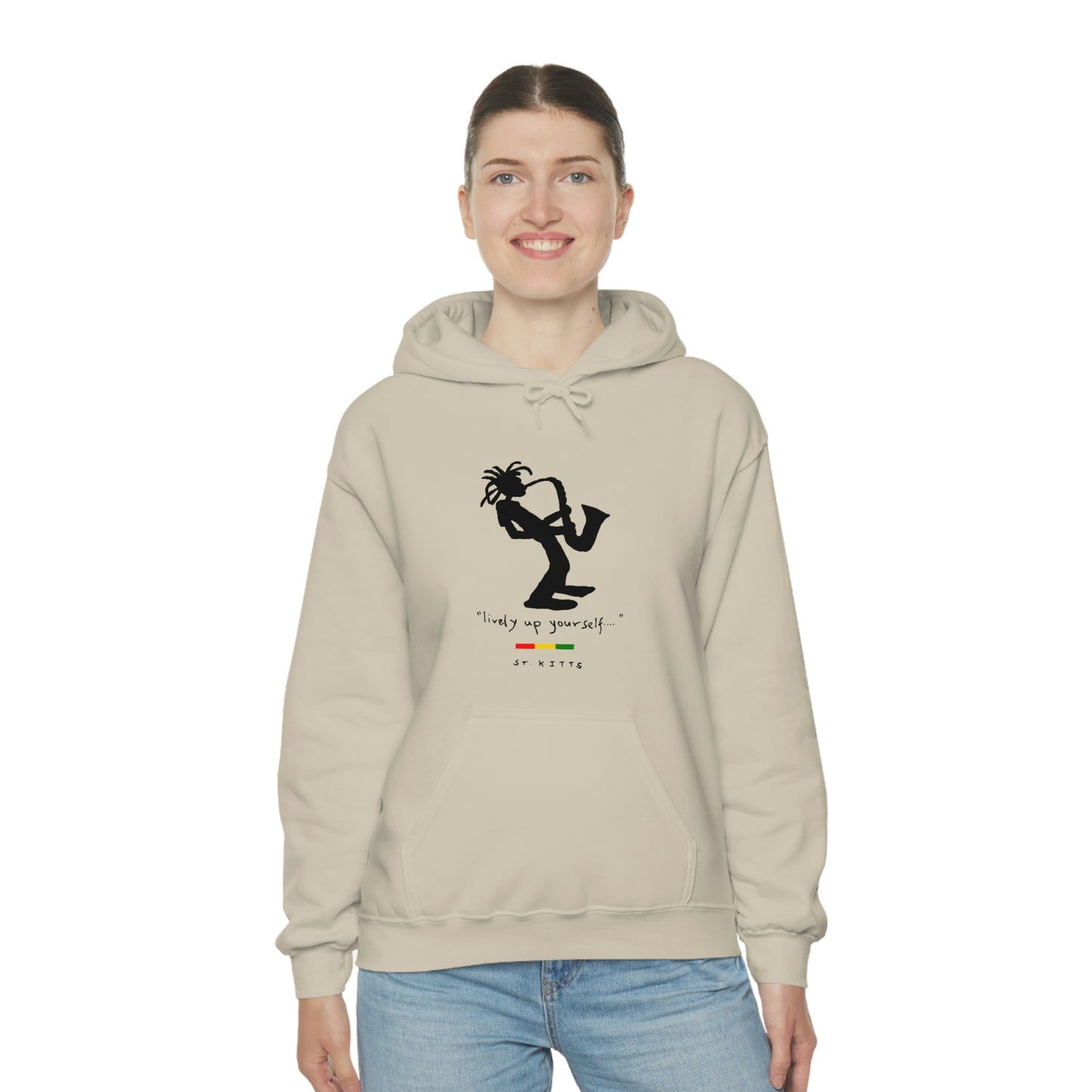 Unisex Live De Life Hooded Sweatshirt