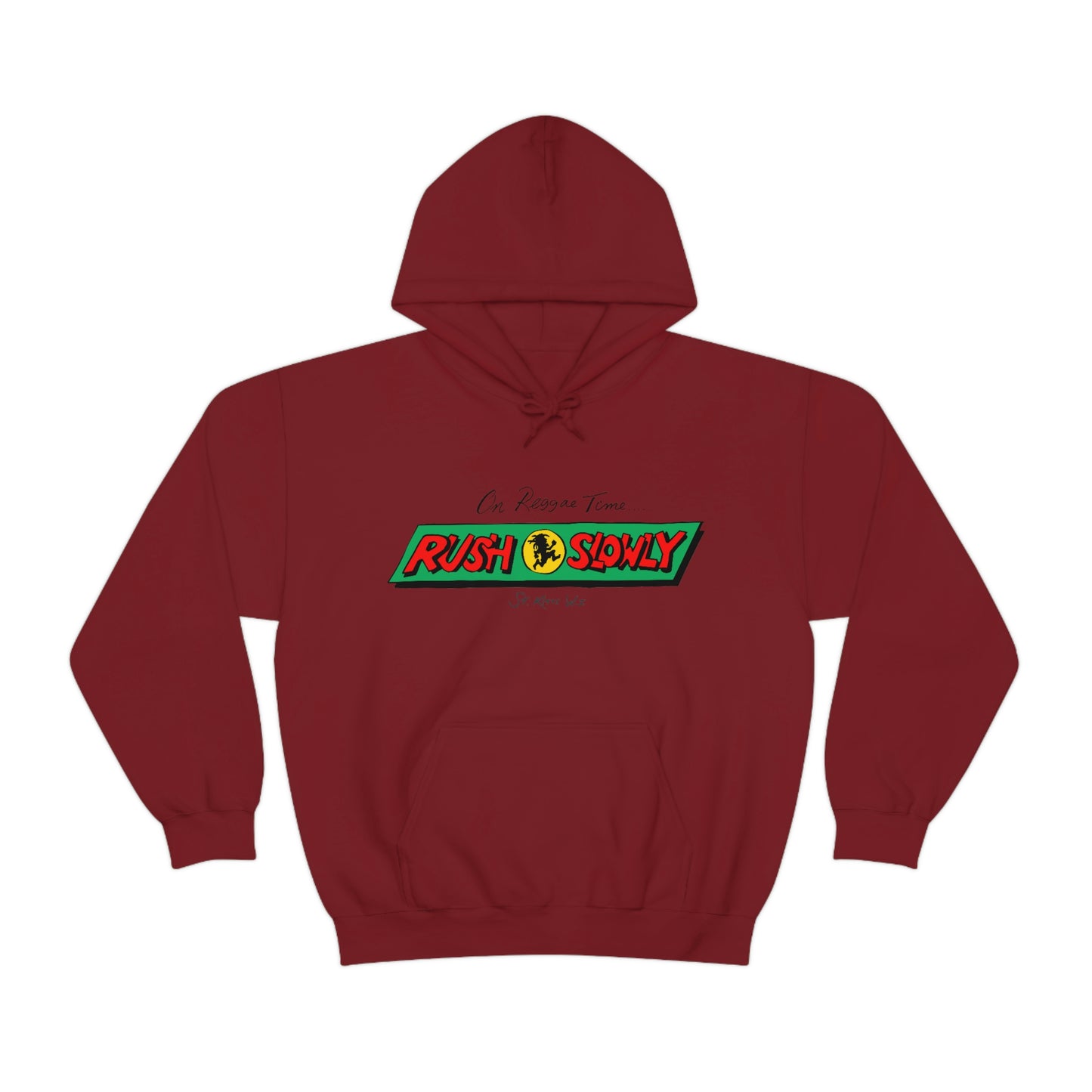 Unisex On Reggae Time Hooded Sweatshirt