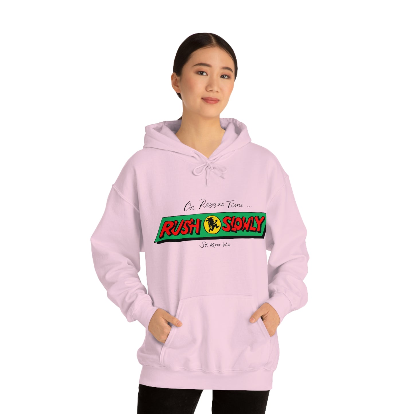 Unisex On Reggae Time Hooded Sweatshirt