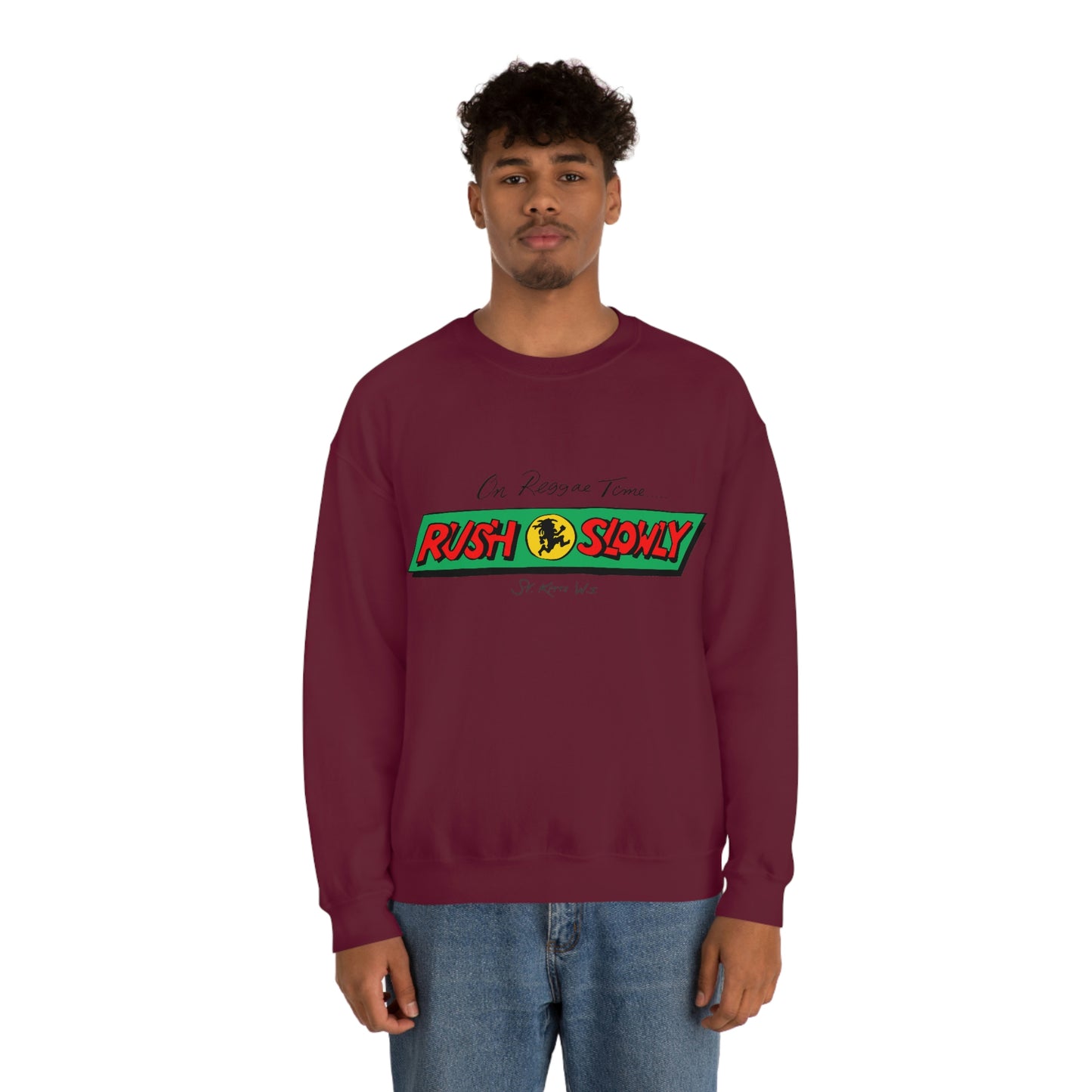 Unisex On Reggae Time Crewneck Sweatshirt