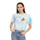 Women's Airplane Tie-Dye Crop Tee