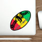 Reggae Beach Logo Stickers