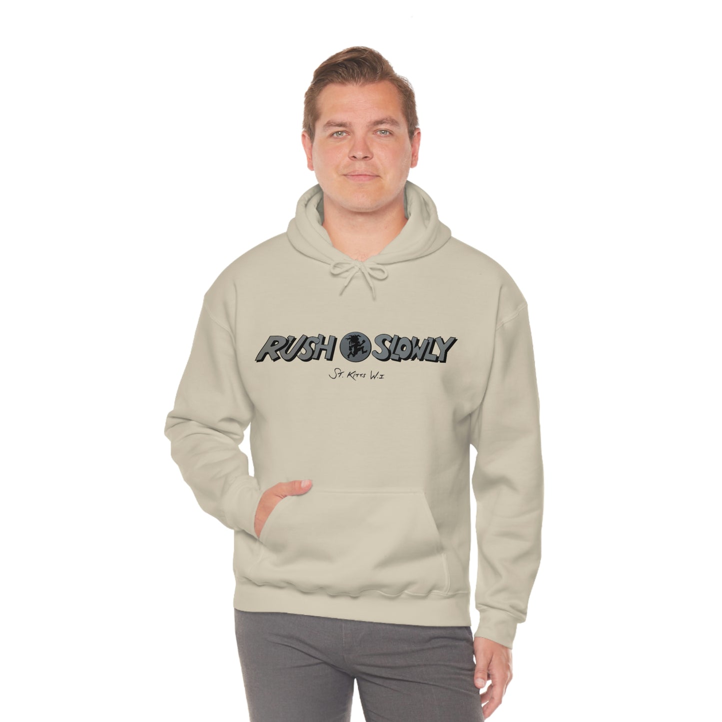 Unisex Rush Slowly Hooded Sweatshirt