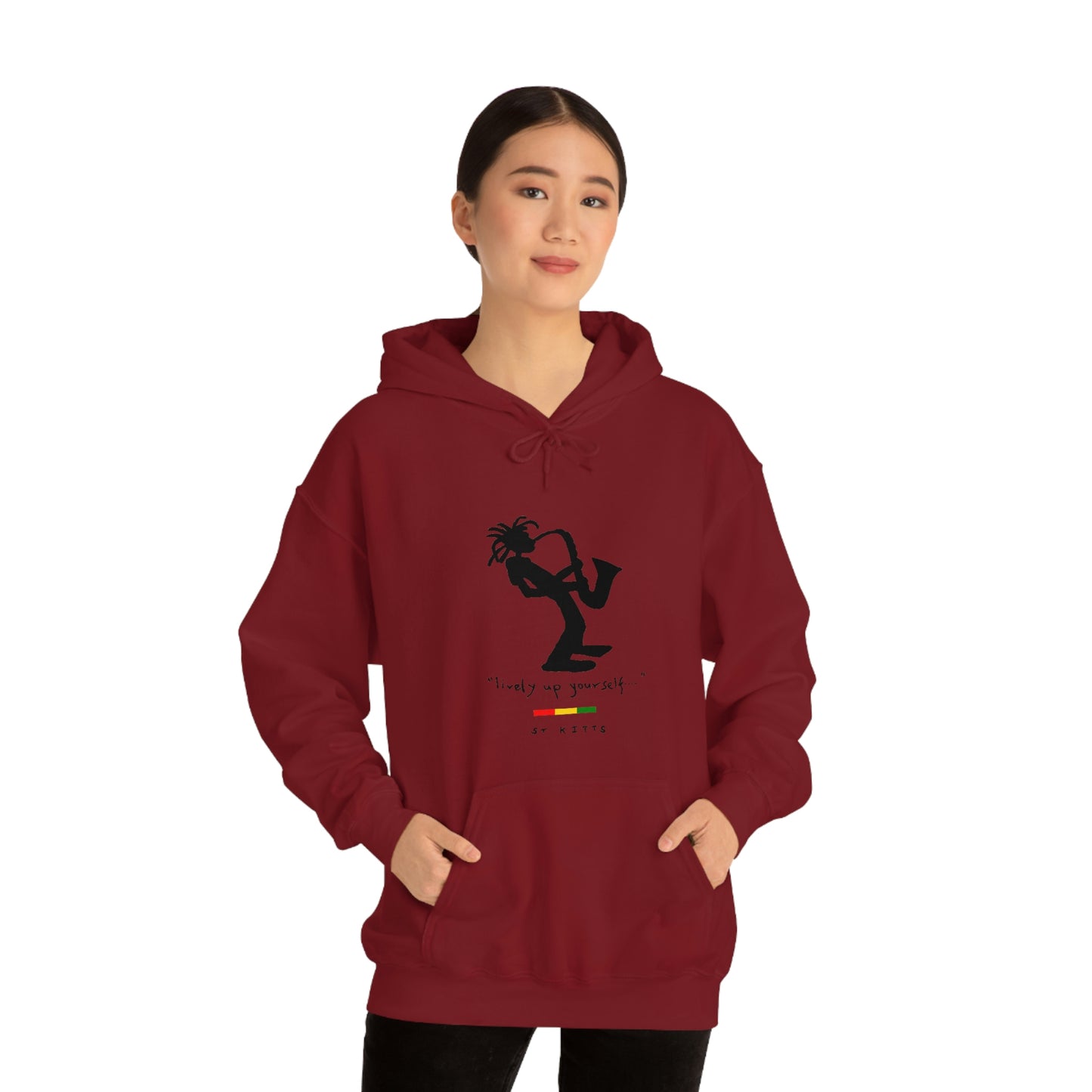 Unisex Live De Life Hooded Sweatshirt