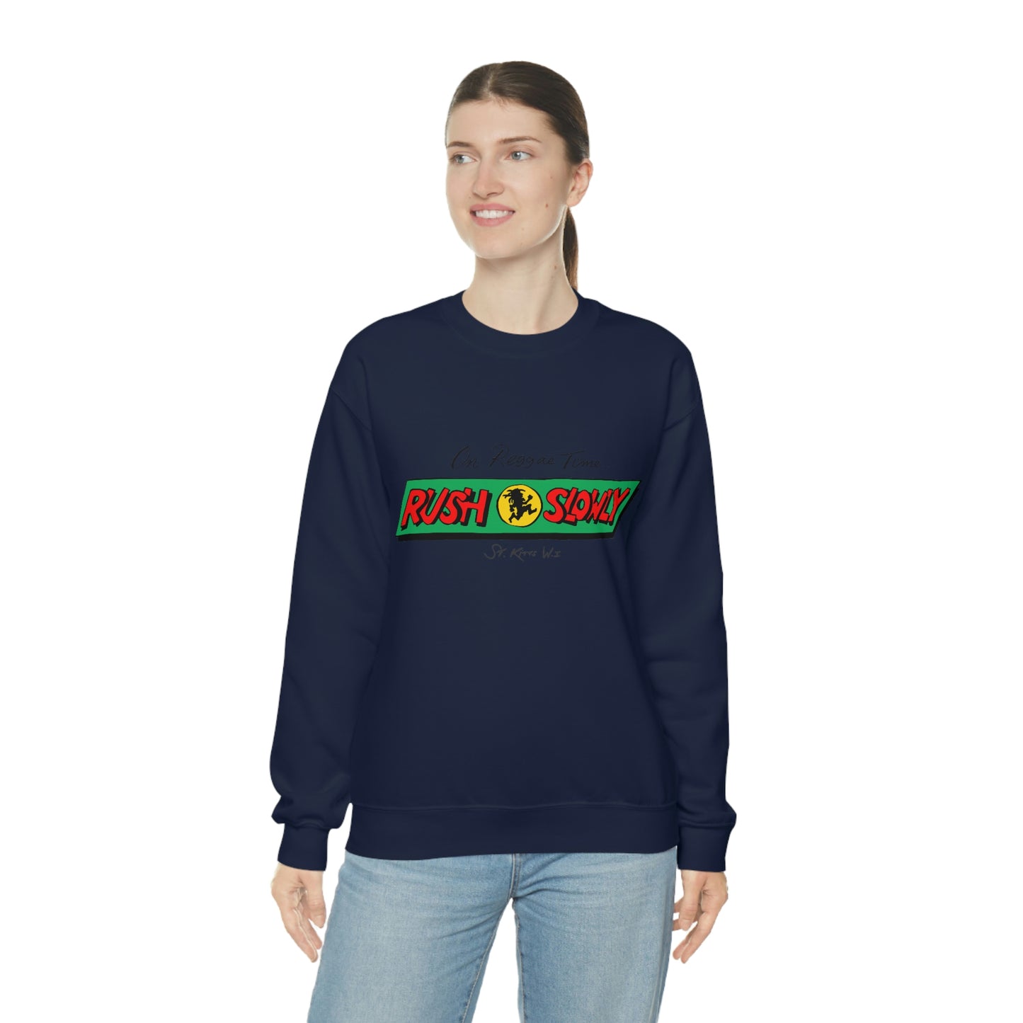 Unisex On Reggae Time Crewneck Sweatshirt