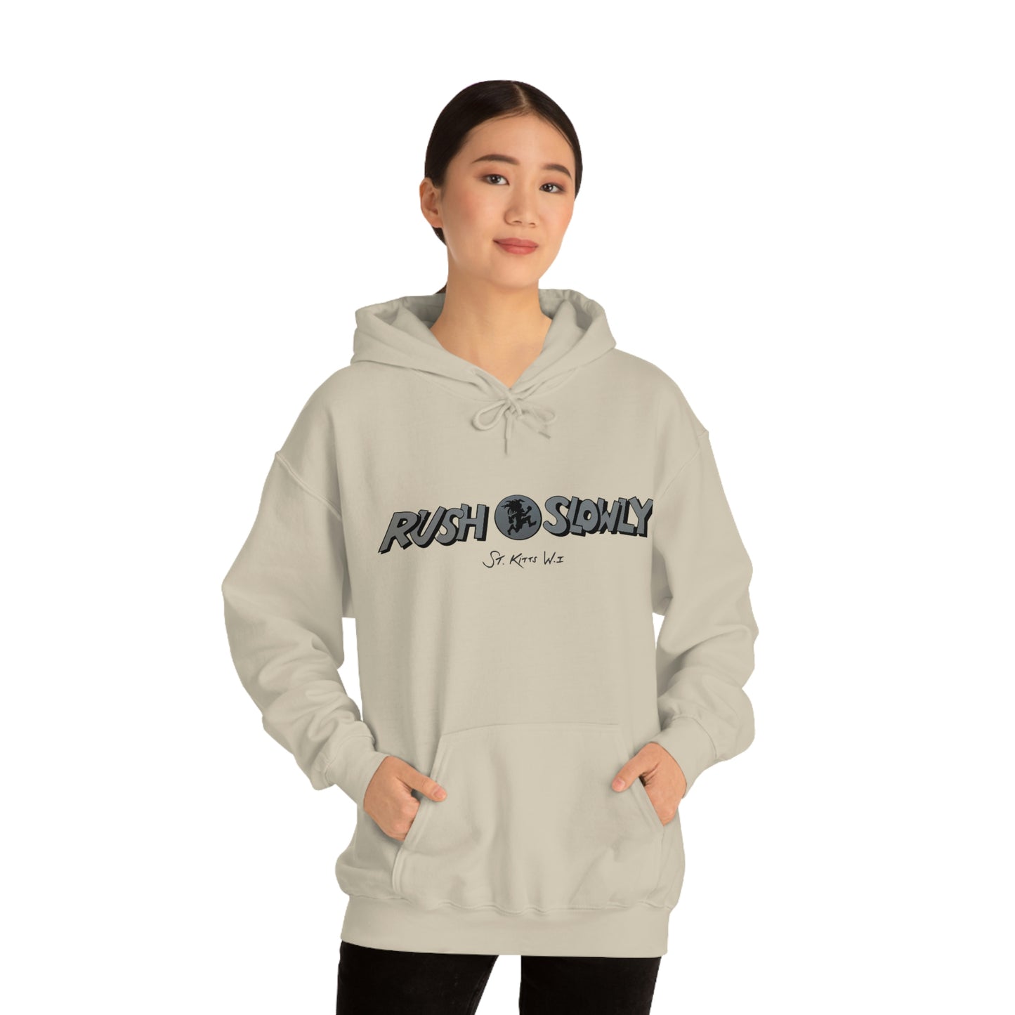 Unisex Rush Slowly Hooded Sweatshirt