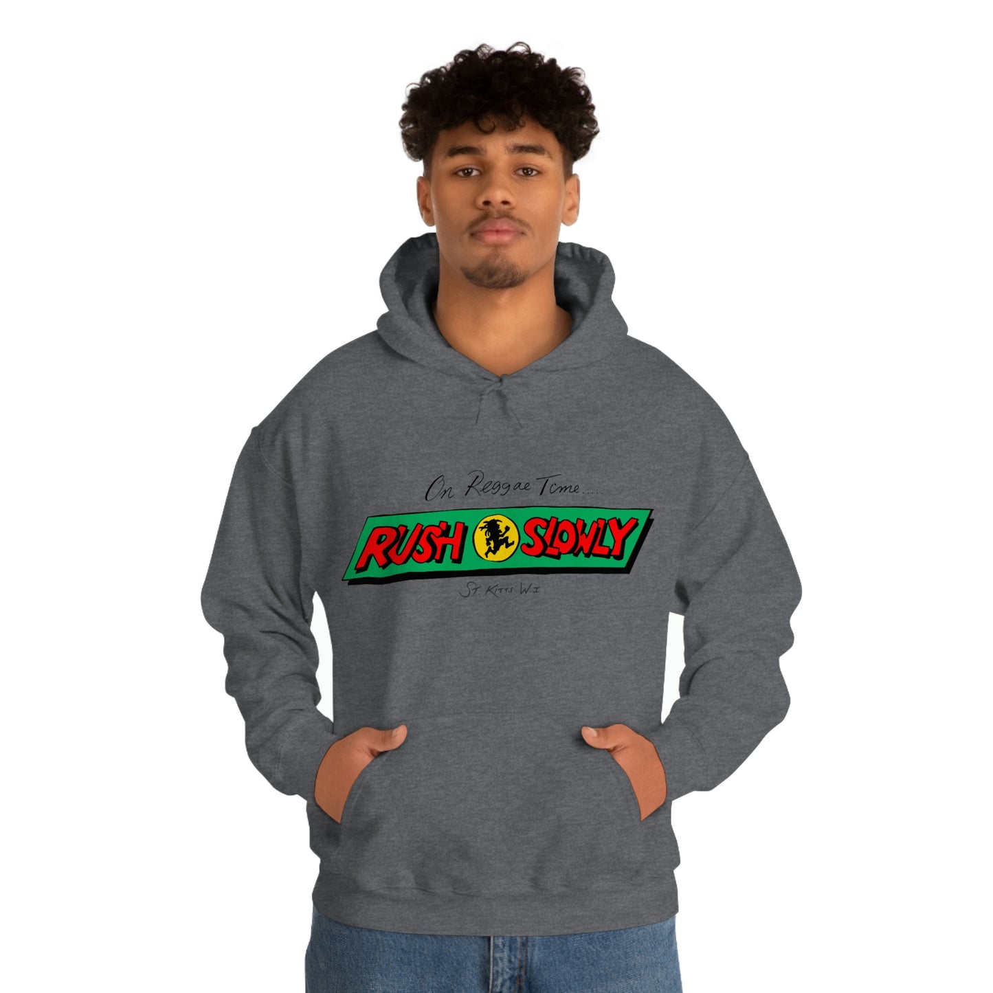 Unisex On Reggae Time Hooded Sweatshirt