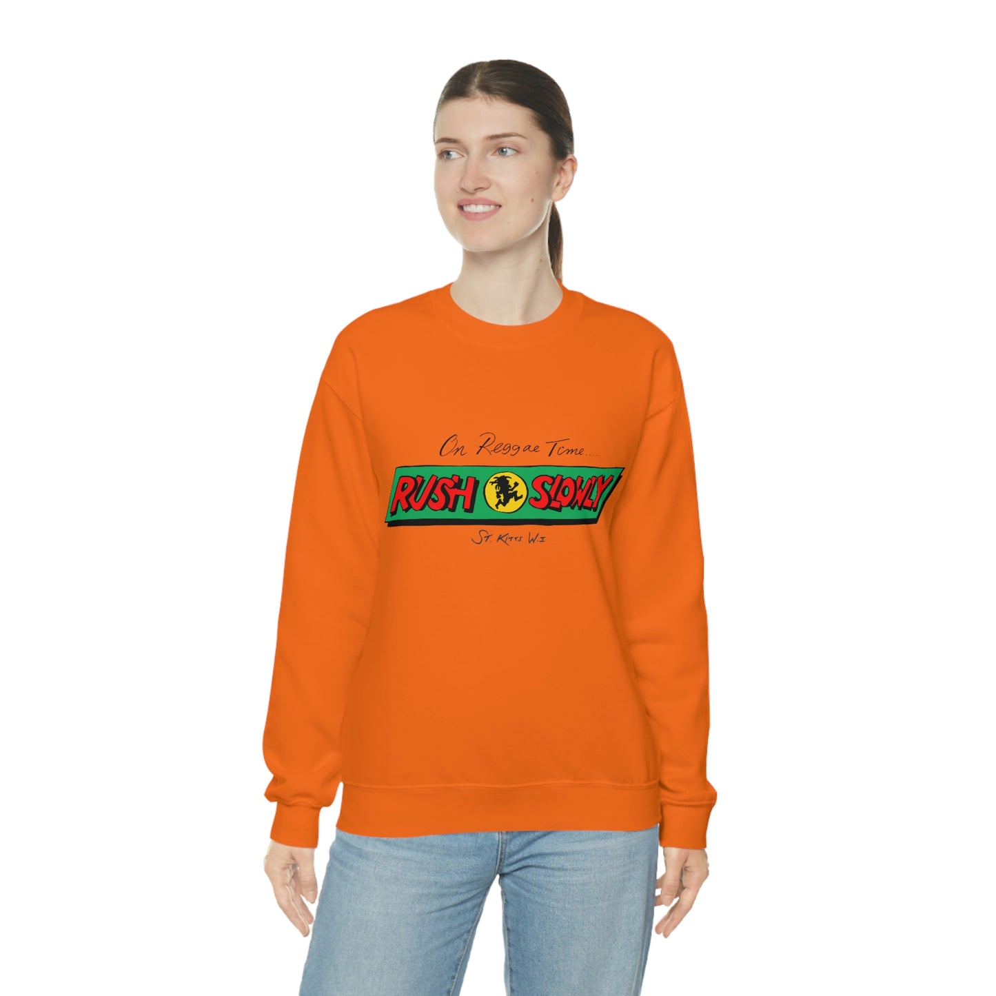 Unisex On Reggae Time Crewneck Sweatshirt