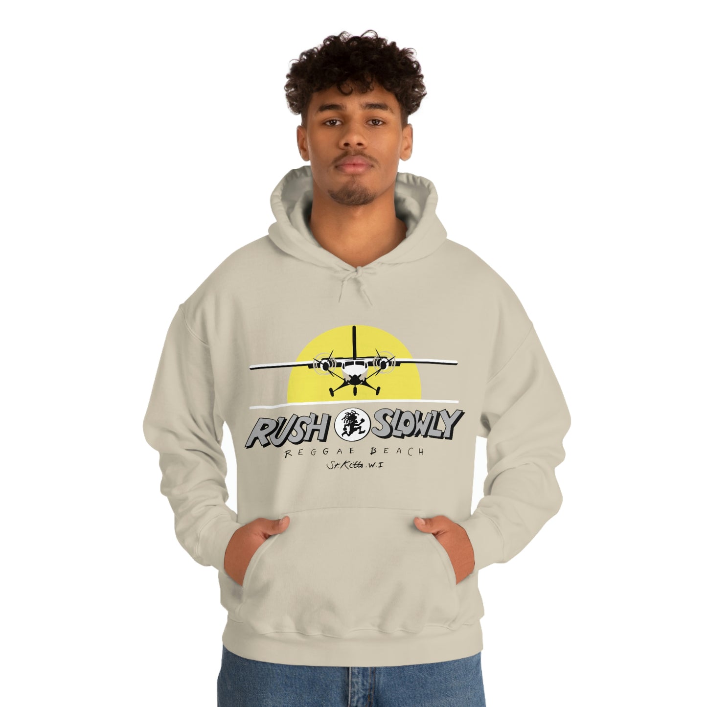 Unisex Airplane Hooded Sweatshirt