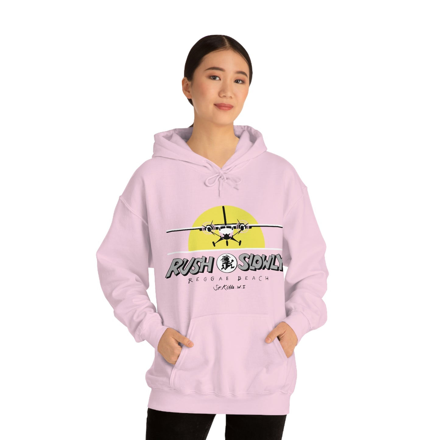 Unisex Airplane Hooded Sweatshirt