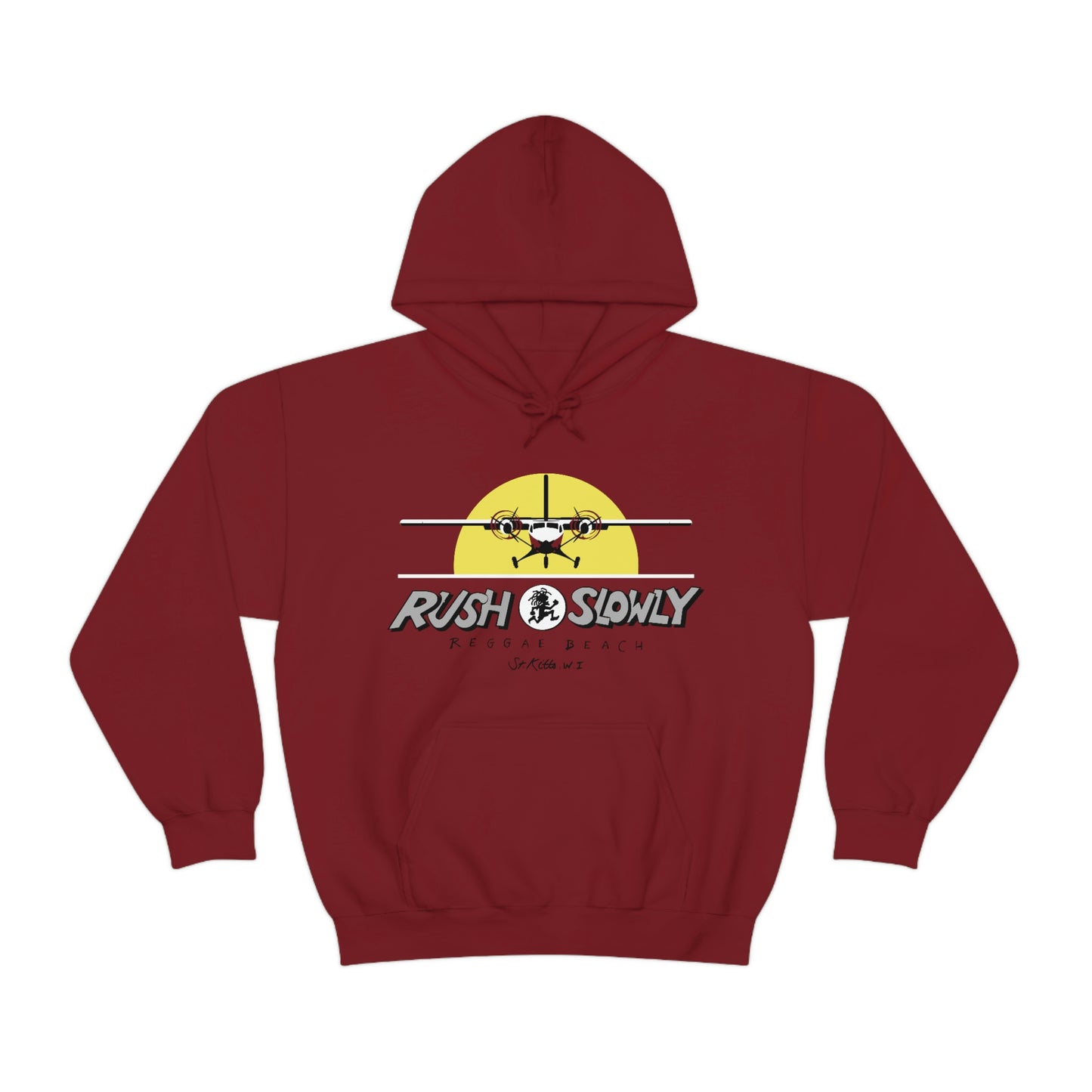 Unisex Airplane Hooded Sweatshirt