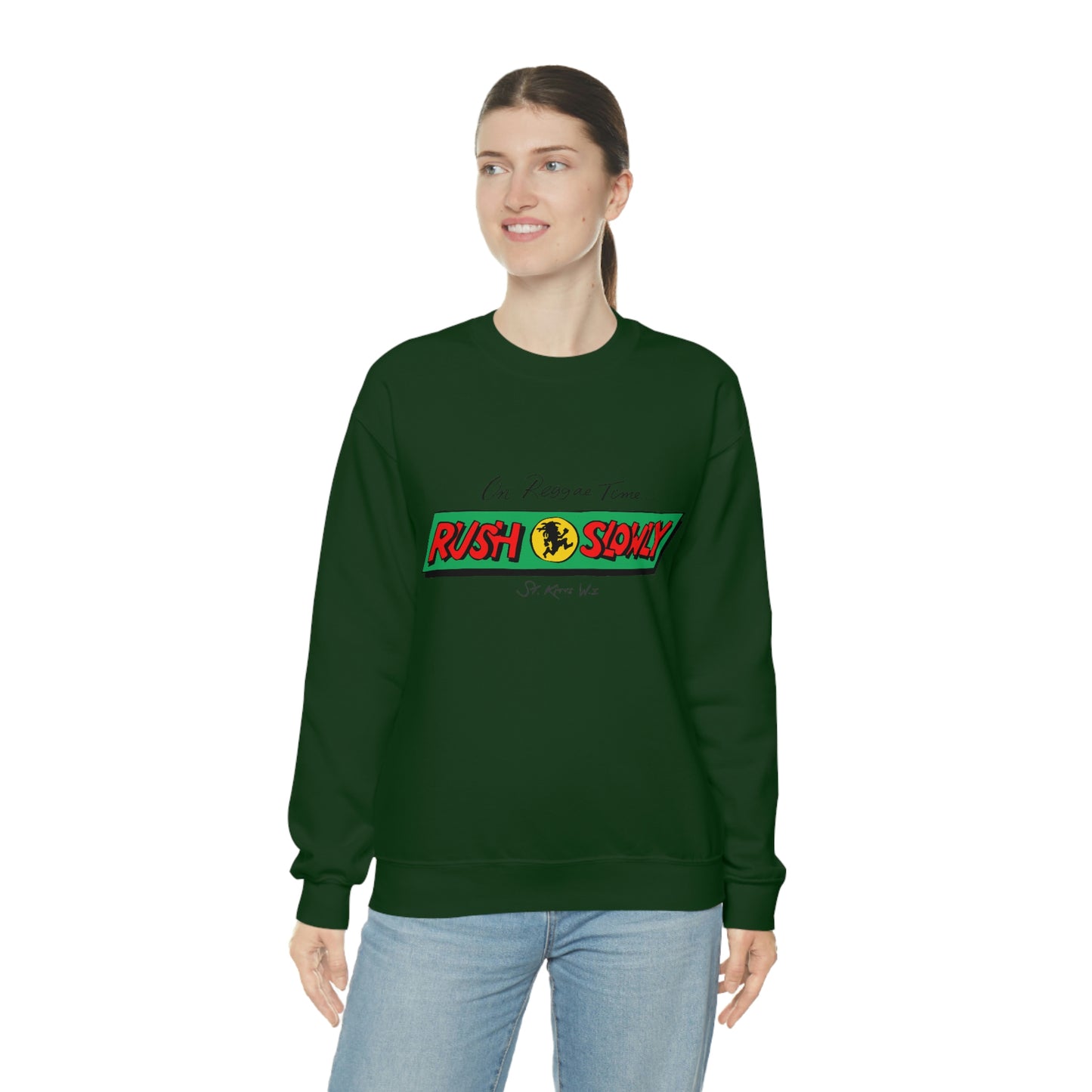 Unisex On Reggae Time Crewneck Sweatshirt