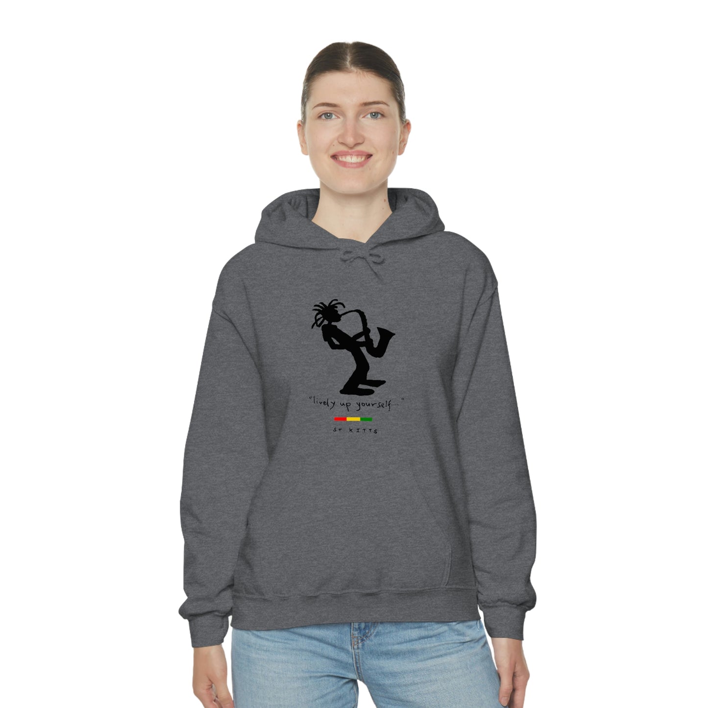 Unisex Live De Life Hooded Sweatshirt